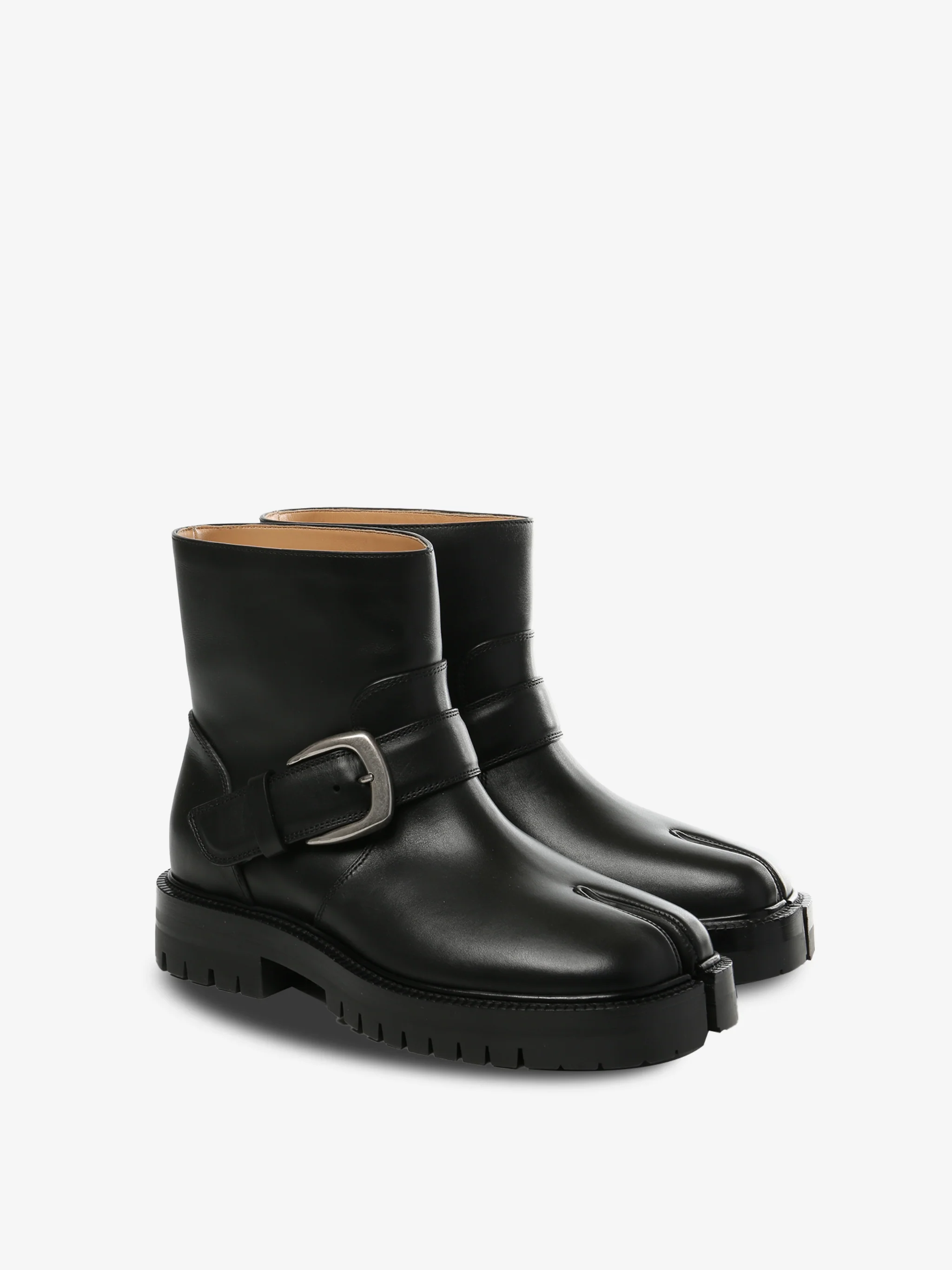 MAISON MARGIELA - Women Tabi County Buckle Ankle Boots - Image 2