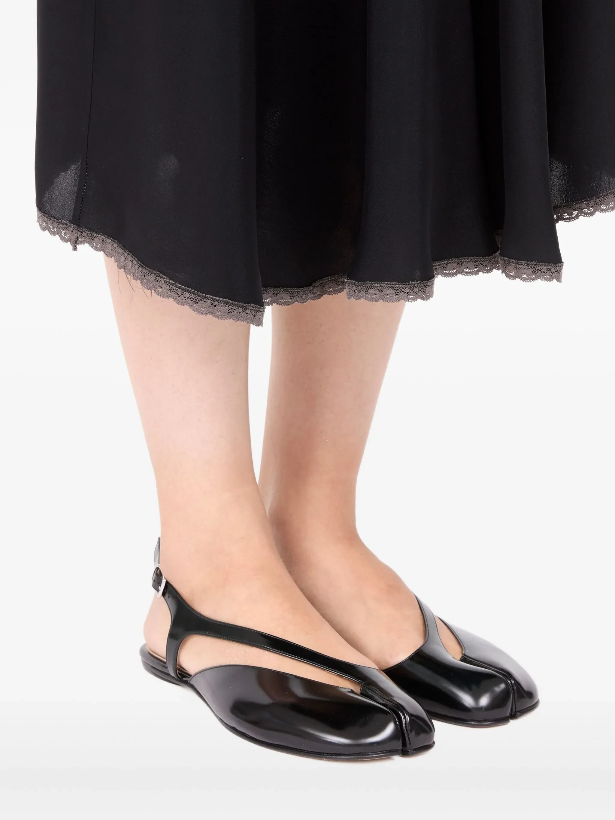 MAISON MARGIELA - Women Tabi Flat Slingback Sandals - Image 4