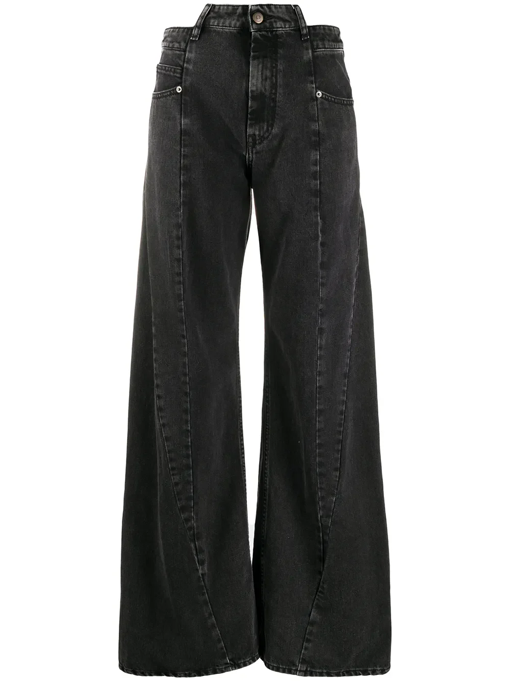 MAISON MARGIELA - Women Spliced Denim Trousers - Image 7