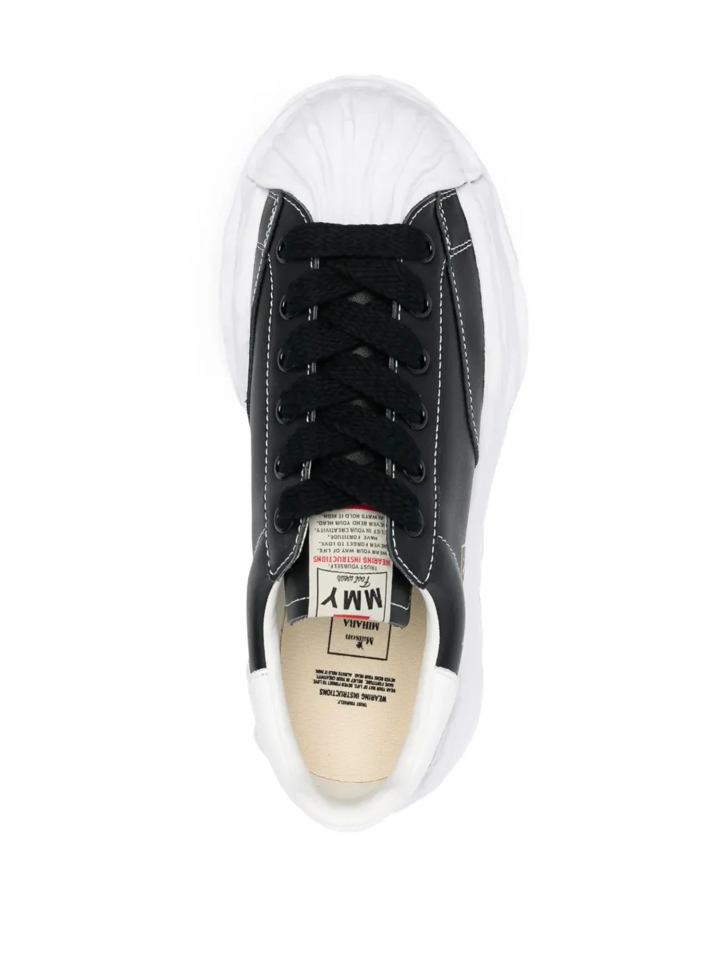 MAISON MIHARA YASUHIRO - Blakey Original Sole Leather Low Top Sneaker - Image 4