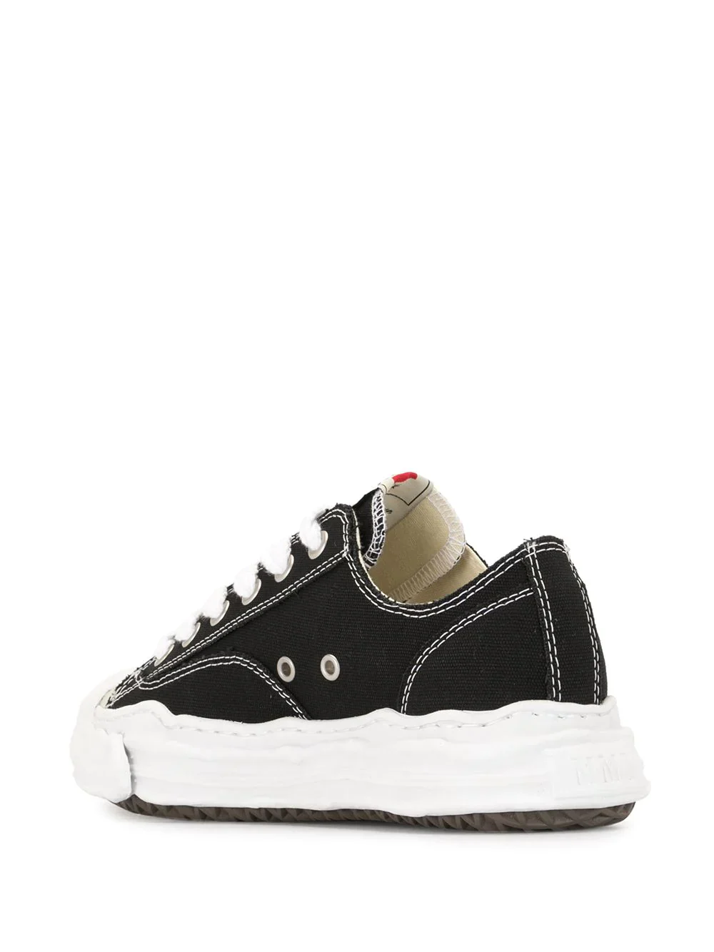 MAISON MIHARA YASUHIRO - Unisex Hank Original Sole Canvas Low-Top Sneakers - Image 3