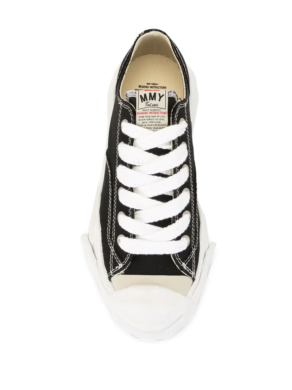 MAISON MIHARA YASUHIRO - Unisex Hank Original Sole Canvas Low-Top Sneakers - Image 4