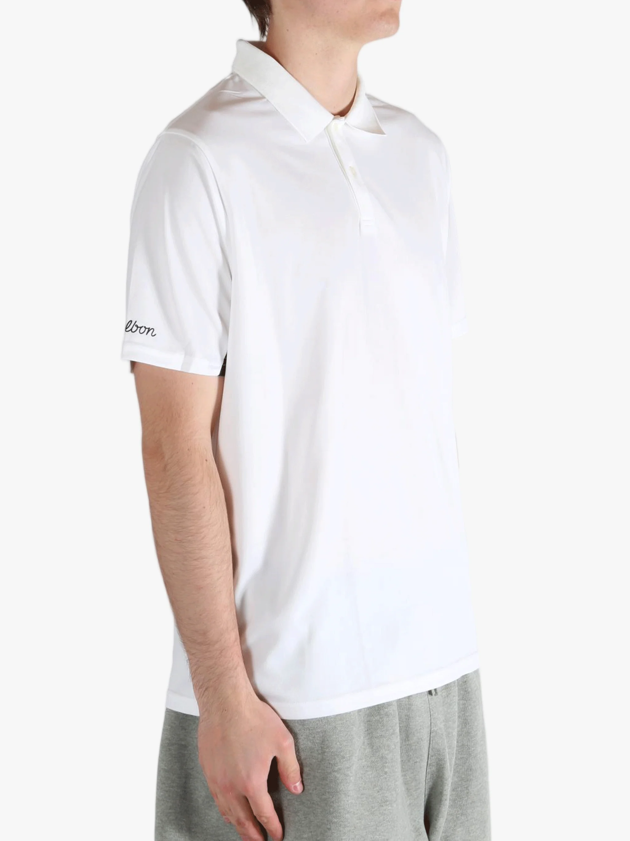 MALBON - Men Evergreen Paneled Performance Pique Shirt - Image 2
