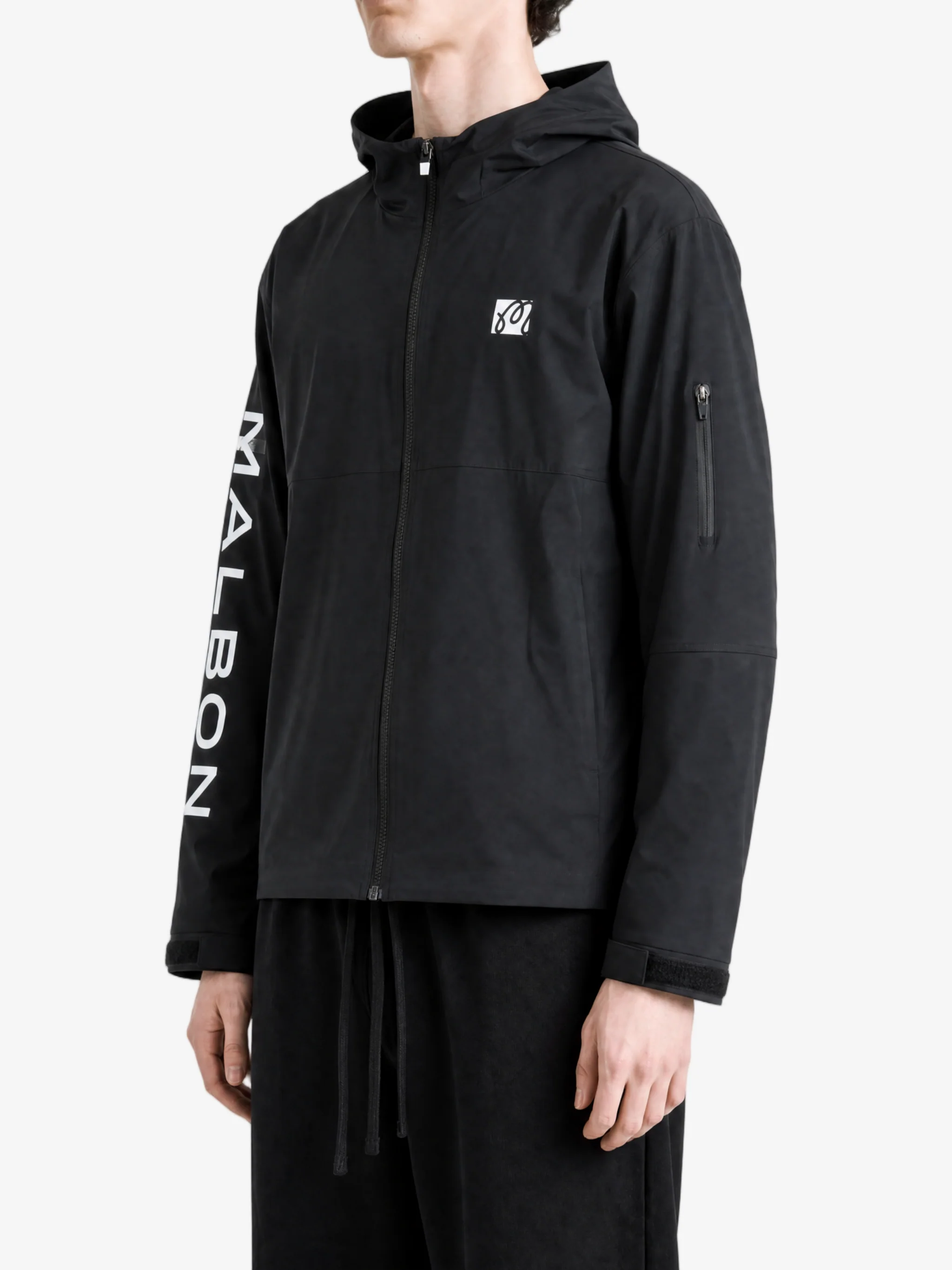 MALBON - Men Malbon Performance Full Zip Shell Jacket - Image 2