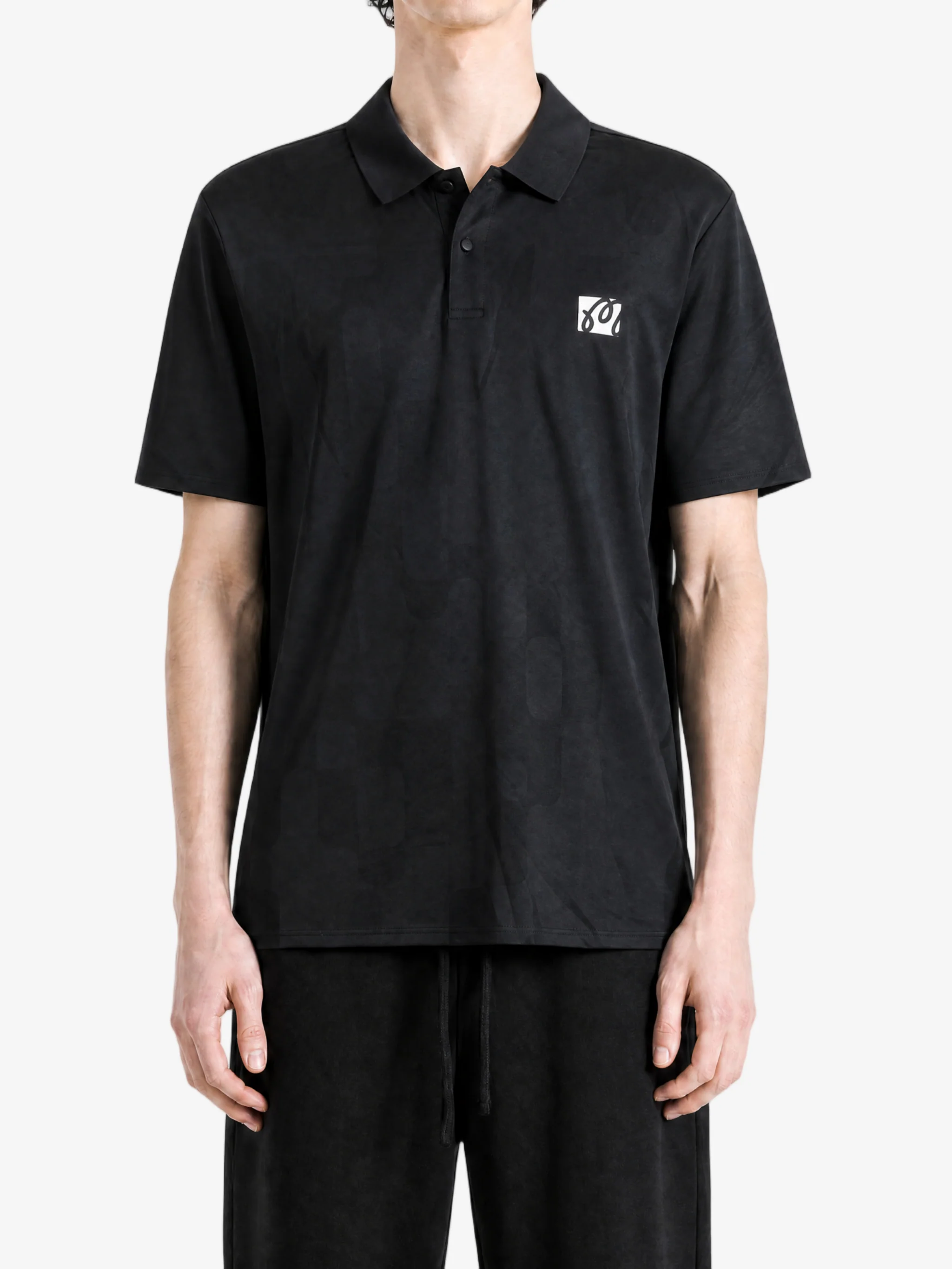 MALBON - Men Malbon Performance Mesh Paneled Polo Shirt