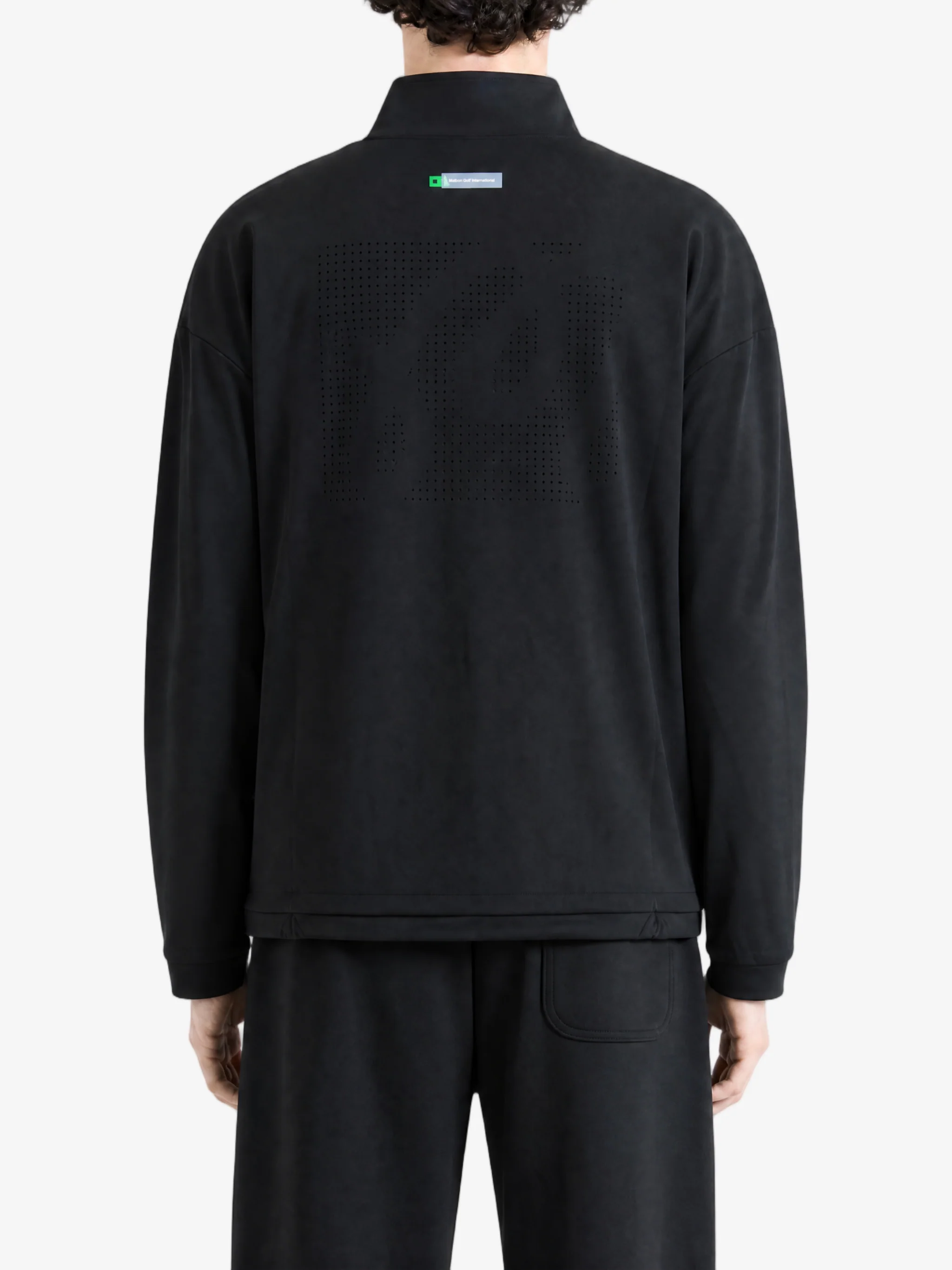 MALBON - Men Malbon Performance Quarter Zip Shell Pullover - Image 3