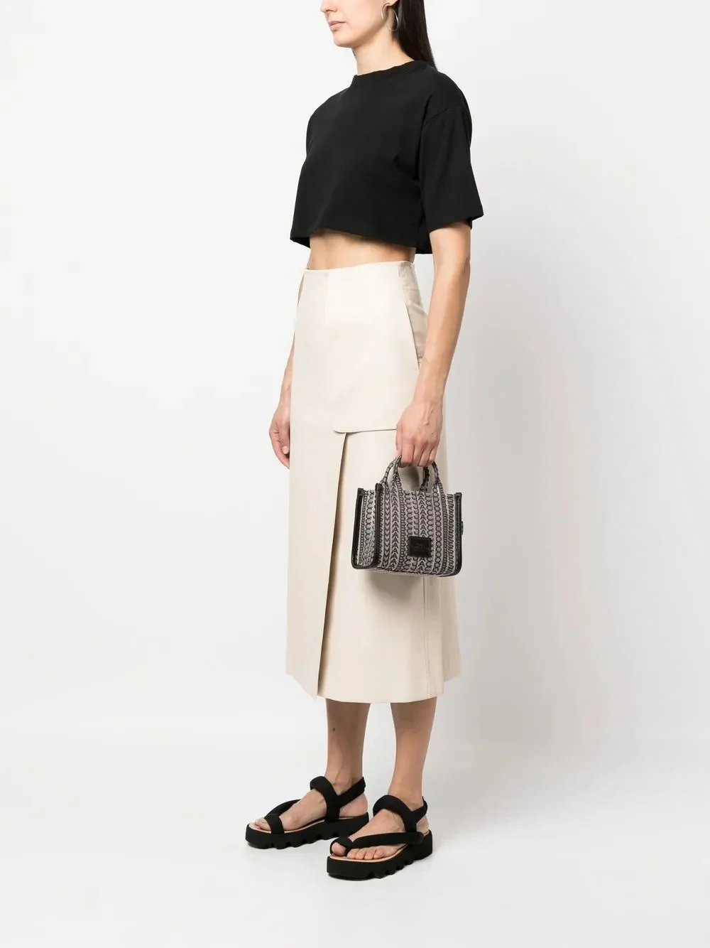 MARC JACOBS - Women Monogram Jacquard Crossbody Tote Bag - Image 2