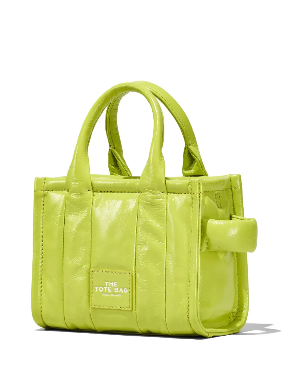 MARC JACOBS - Women Shiny Crinkle Leather Crossbody Tote Bag - Image 4