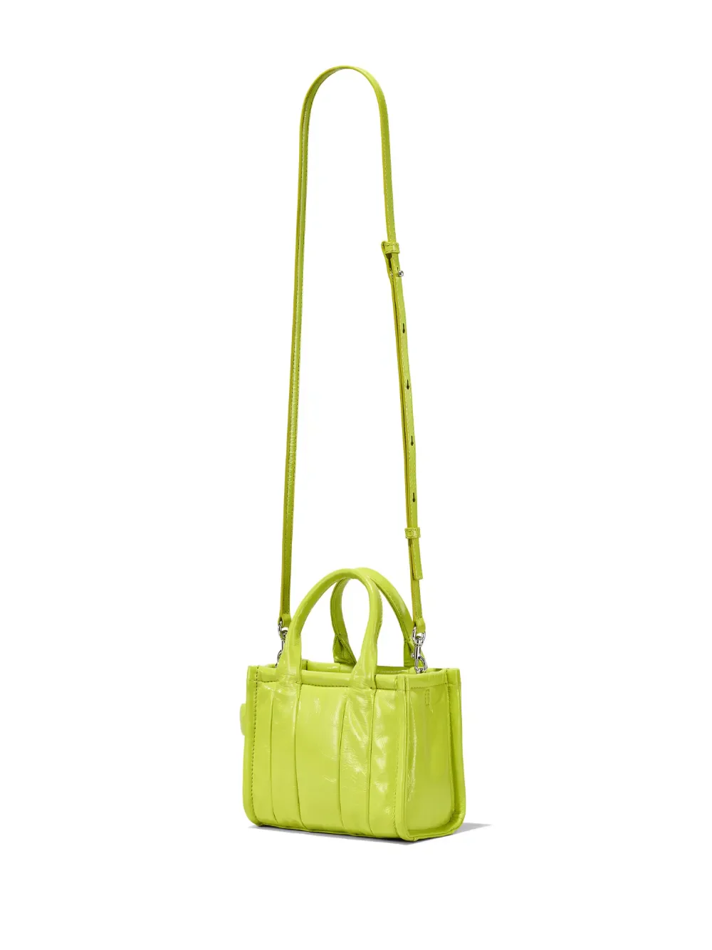 MARC JACOBS - Women Shiny Crinkle Leather Crossbody Tote Bag - Image 7