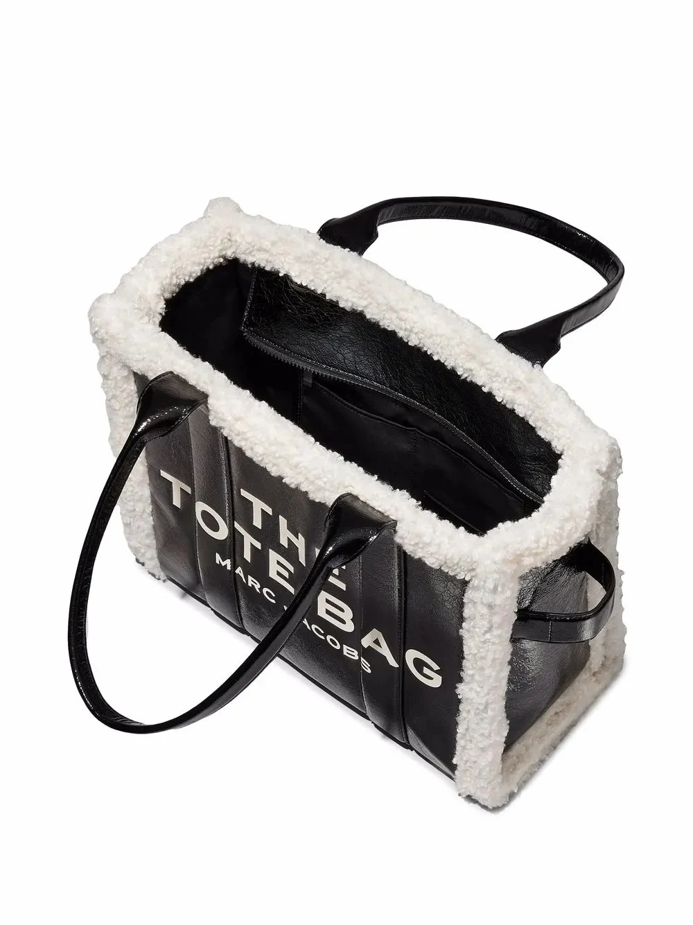 MARC JACOBS - Women Crinkle Shearling Large Tote Bag - Image 5