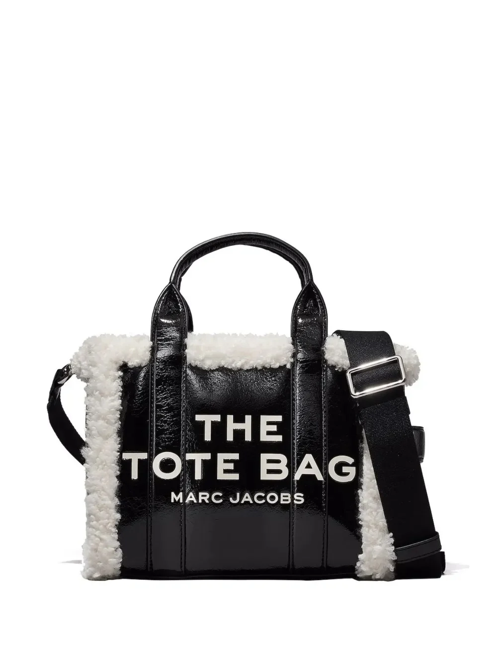 MARC JACOBS - Women Crinkle Shearling Small Tote Bag