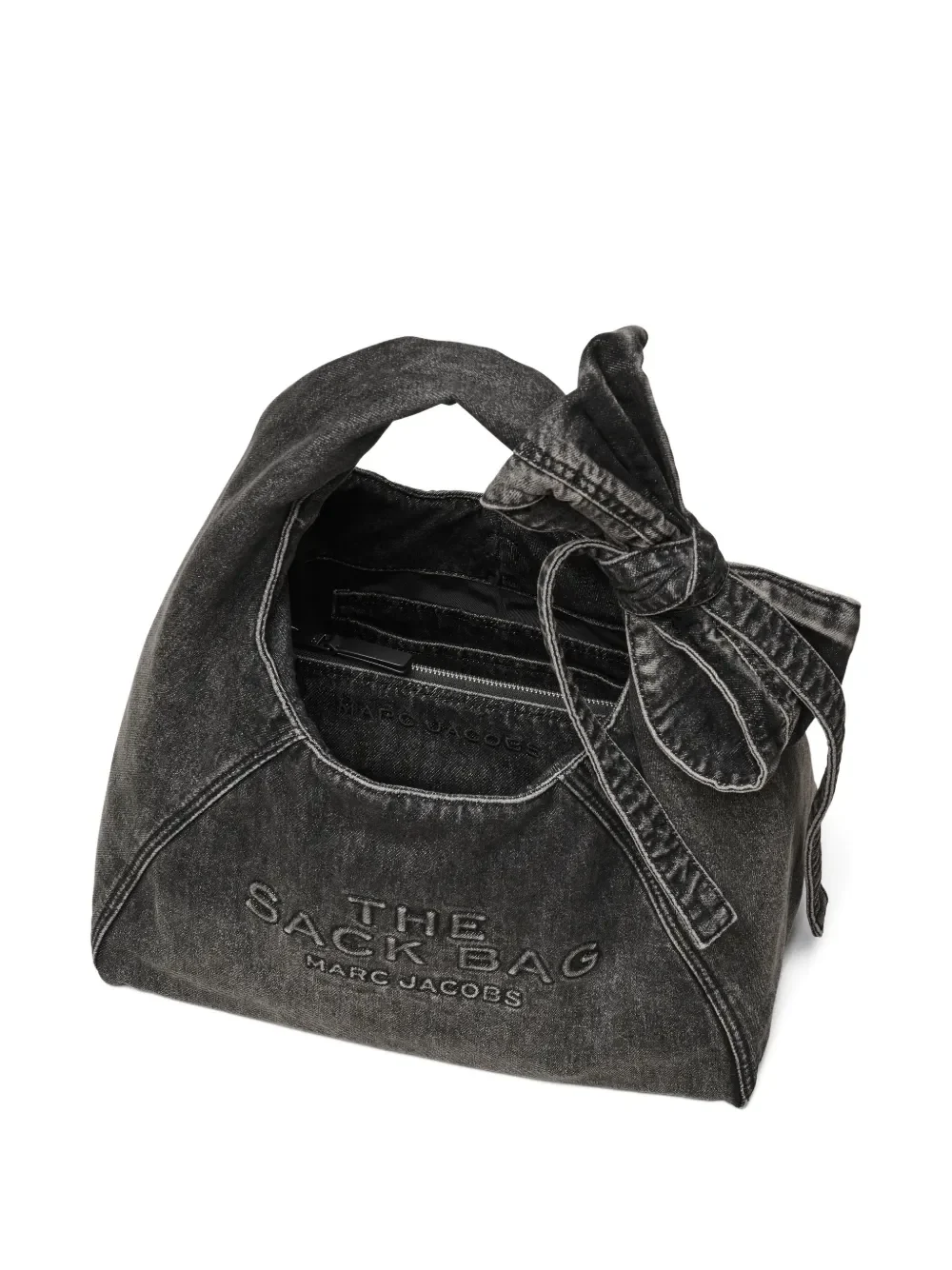 MARC JACOBS - Women Denim Bow Sack Bag - Image 6