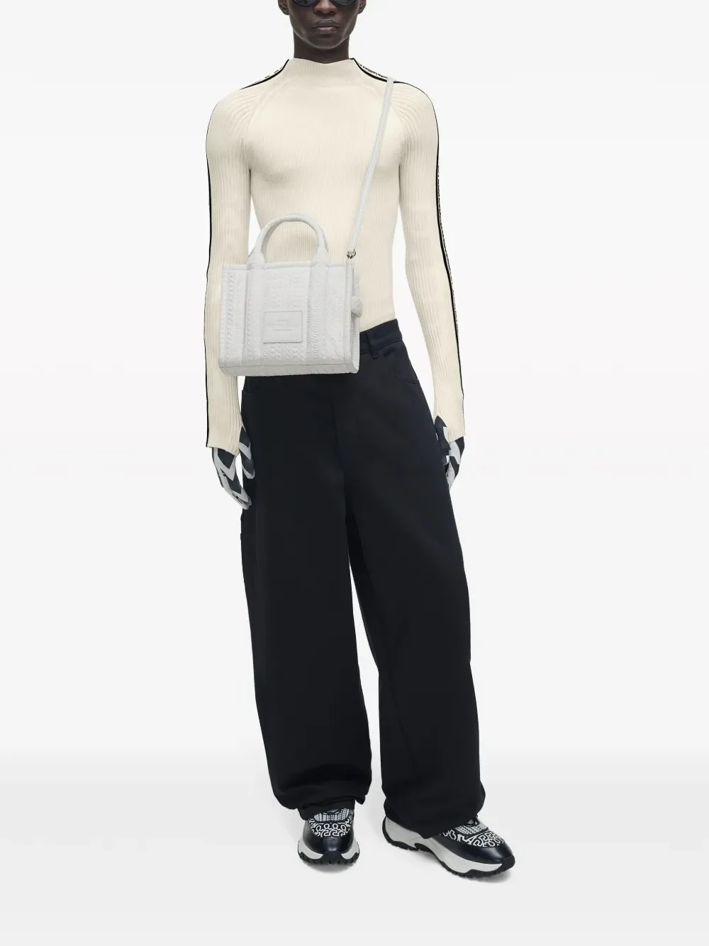 MARC JACOBS - Women Dtm Monogram Leather Small Tote Bag - Image 2
