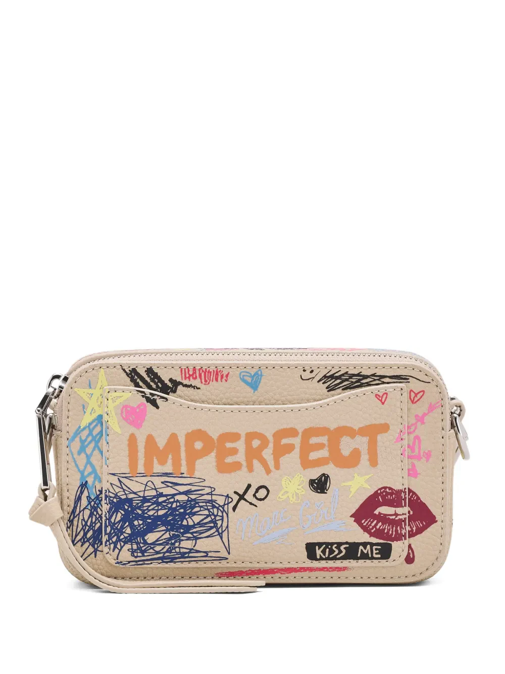 MARC JACOBS - Women Punk Scribble Snapshot Bag