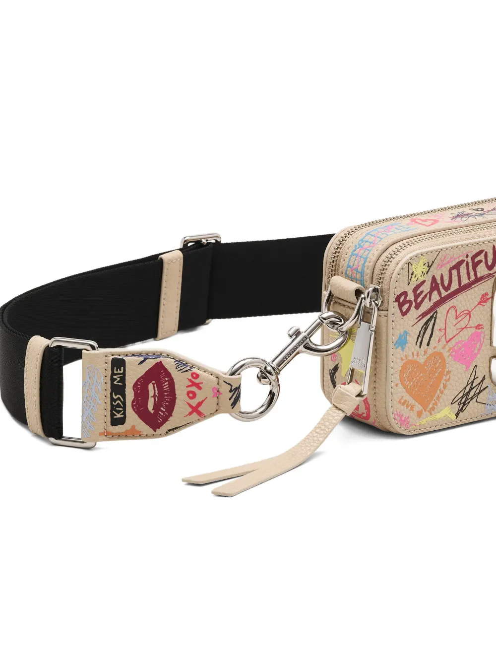 MARC JACOBS - Women Punk Scribble Snapshot Bag - Image 7