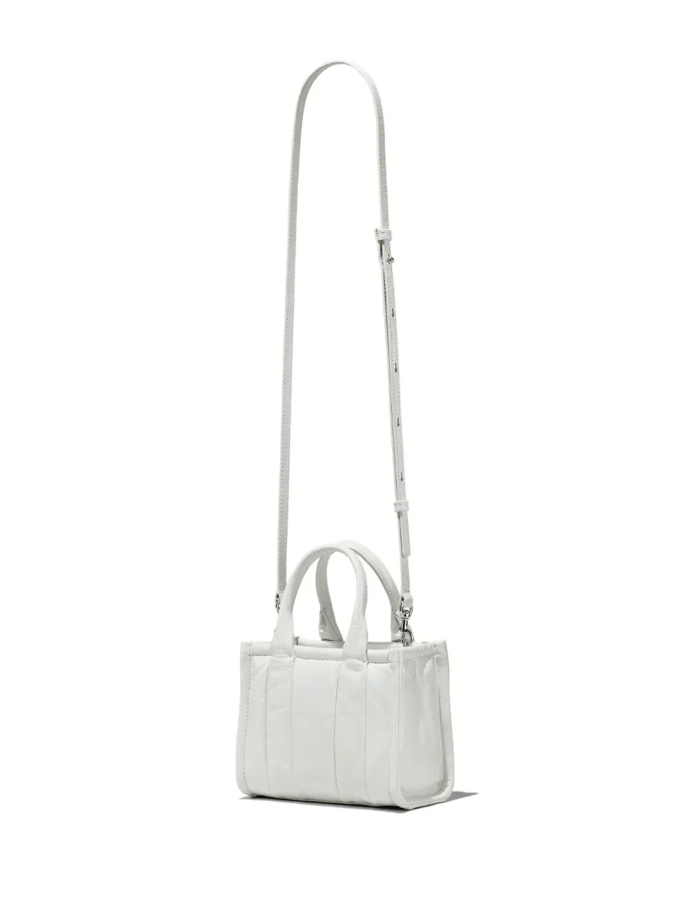 MARC JACOBS - Women Shiny Crinkle Leather Crossbody Tote Bag - Image 6
