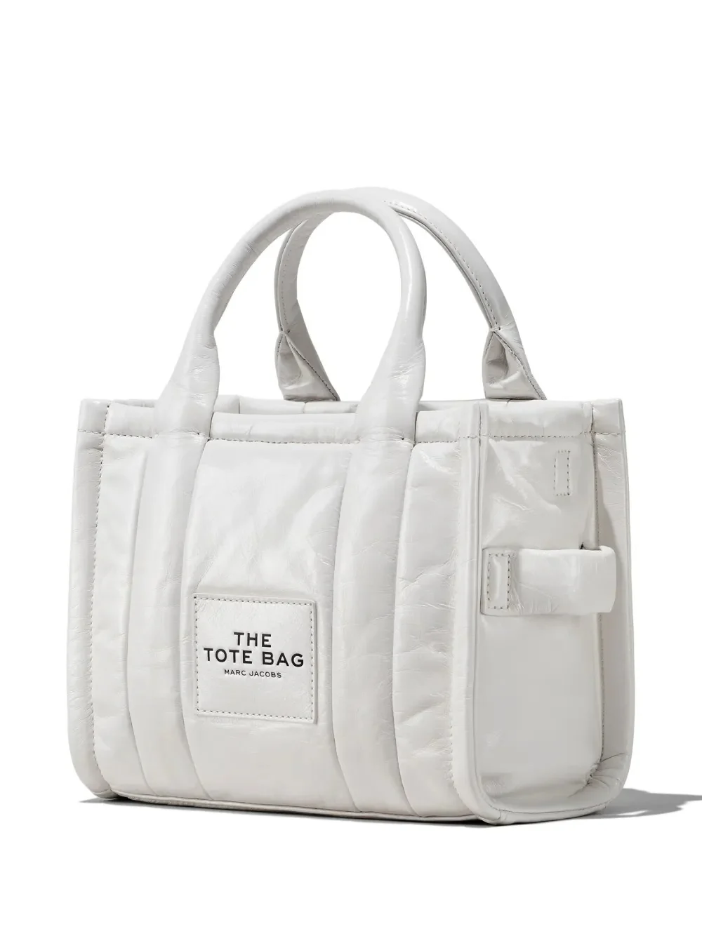MARC JACOBS - Women Shiny Crinkle Leather Small Tote Bag - Image 4