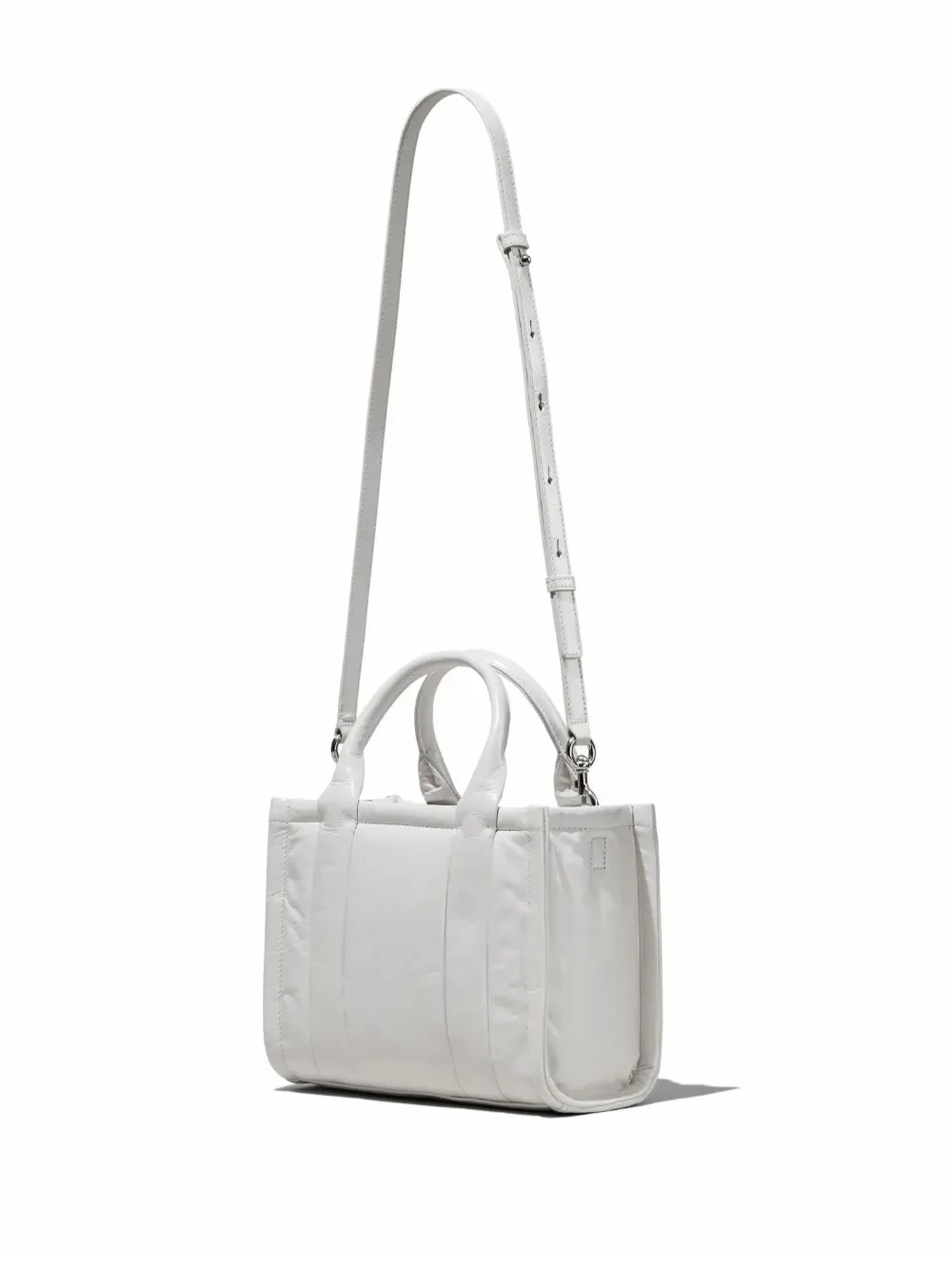 MARC JACOBS - Women Shiny Crinkle Leather Small Tote Bag - Image 6