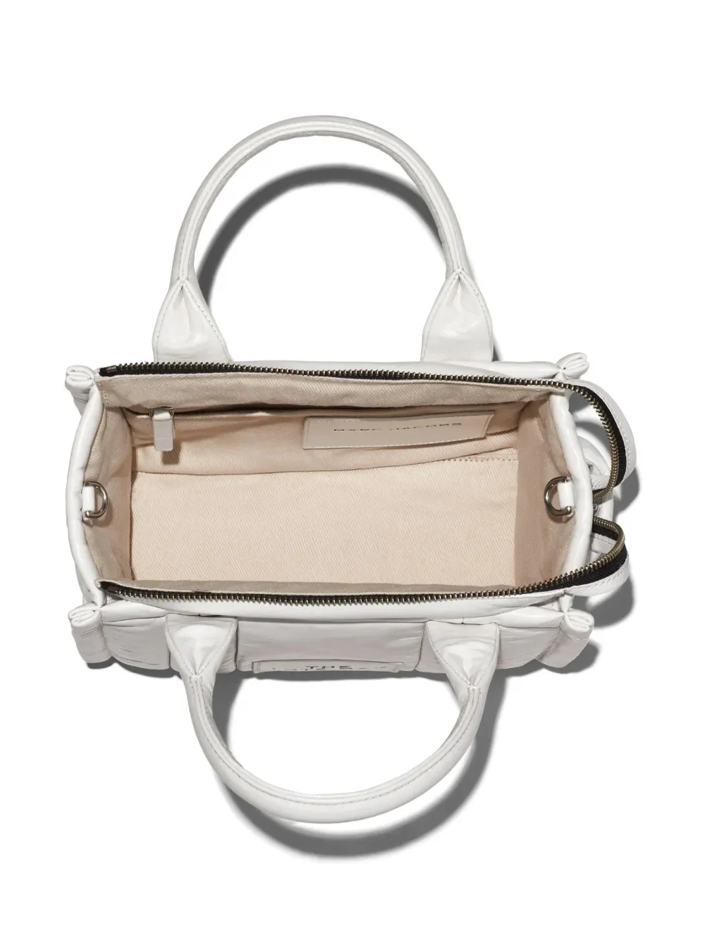 MARC JACOBS - Women Shiny Crinkle Leather Small Tote Bag - Image 7