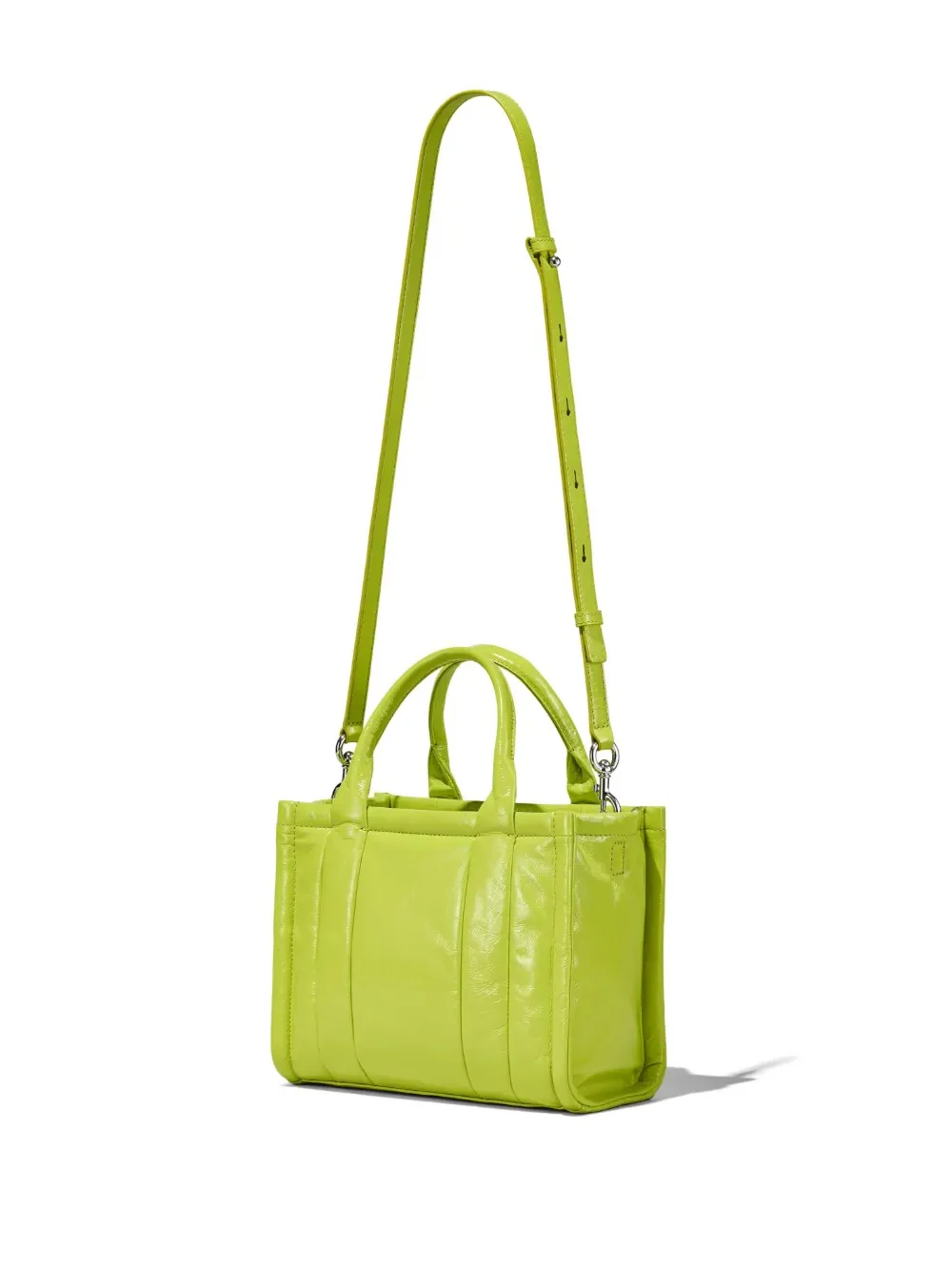 MARC JACOBS - Women Shiny Crinkle Leather Small Tote Bag - Image 6