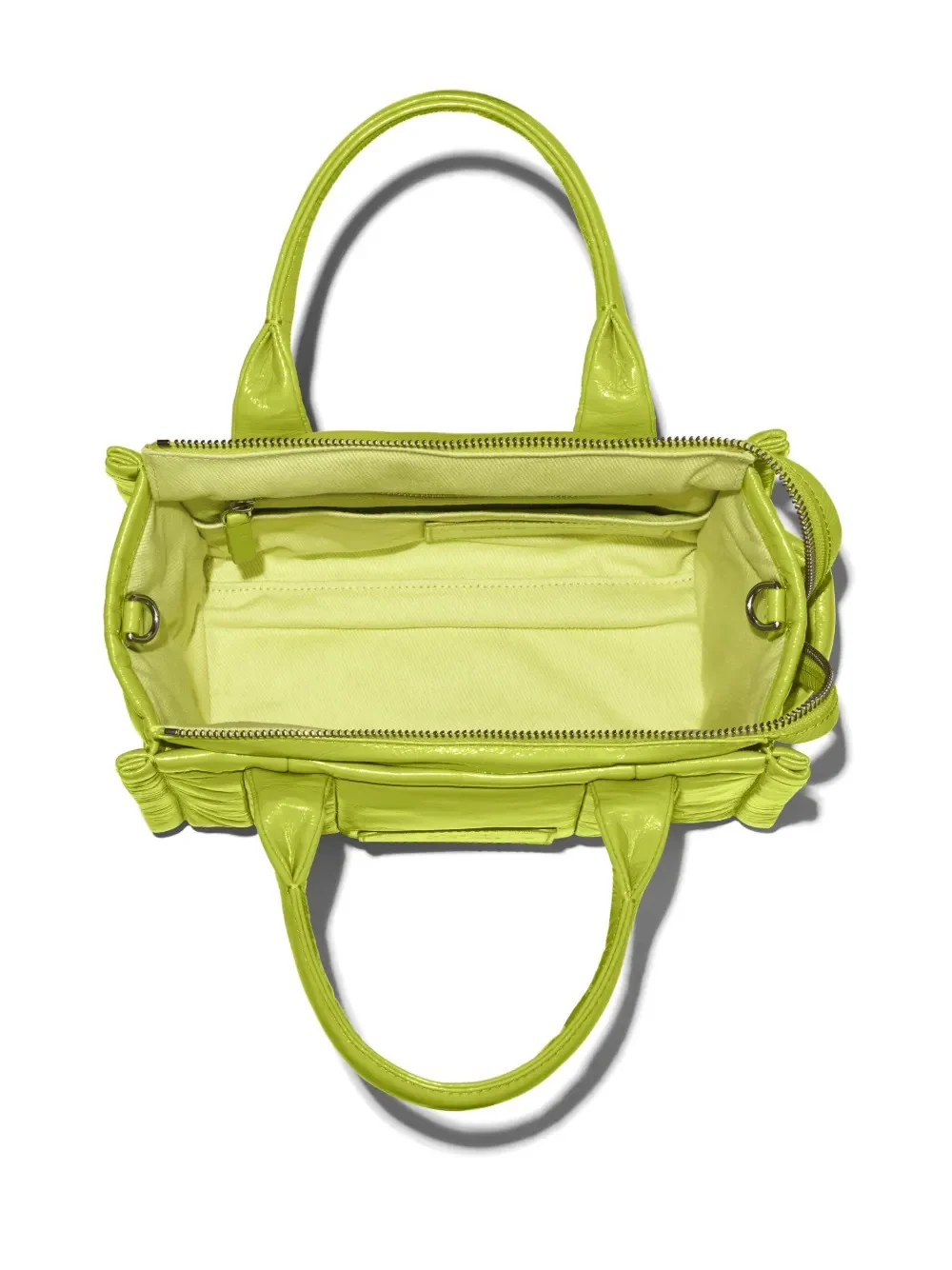 MARC JACOBS - Women Shiny Crinkle Leather Small Tote Bag - Image 7