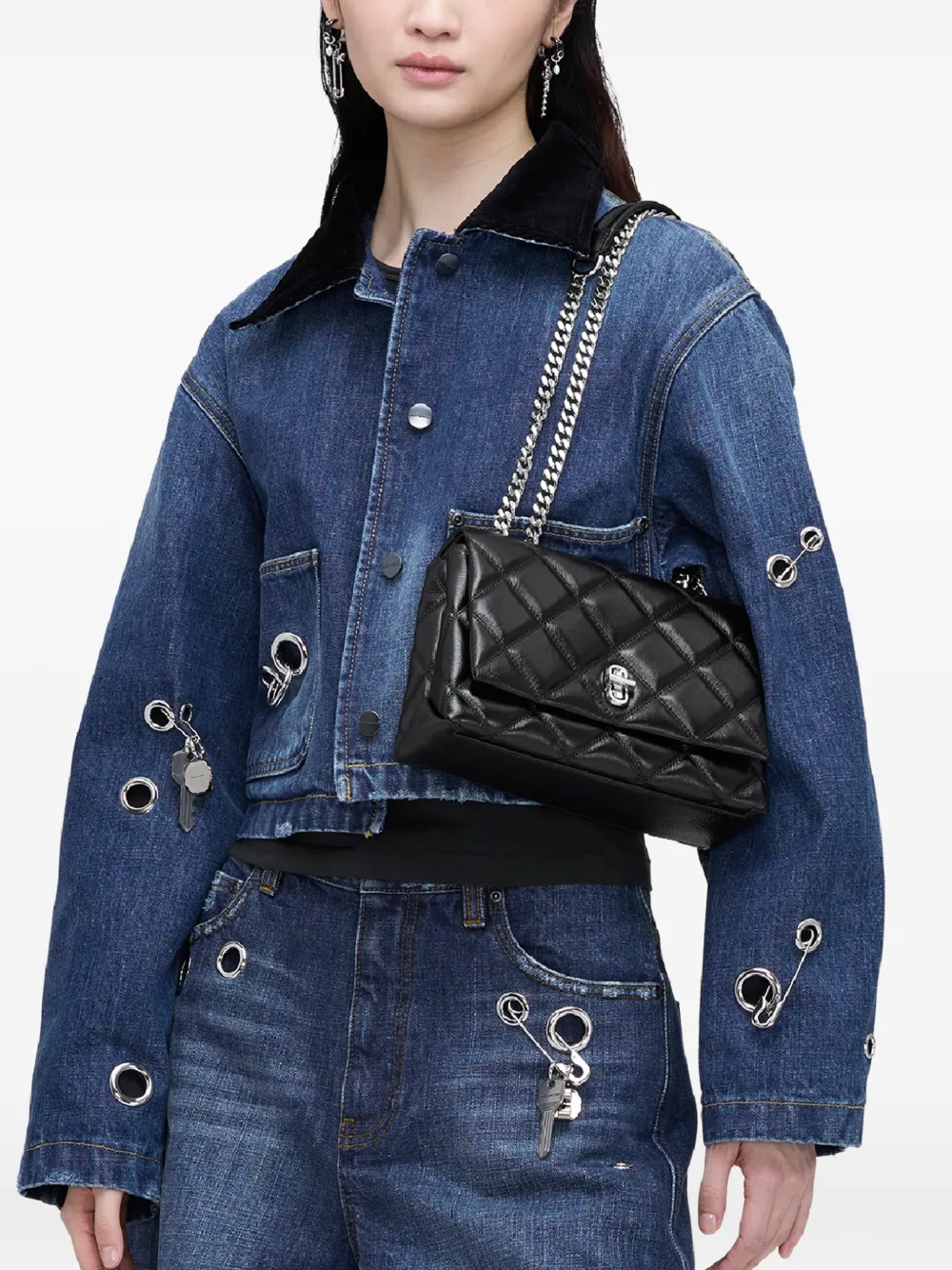 MARC JACOBS - Women Slim Dual Chain Shoulder Bag - Image 3