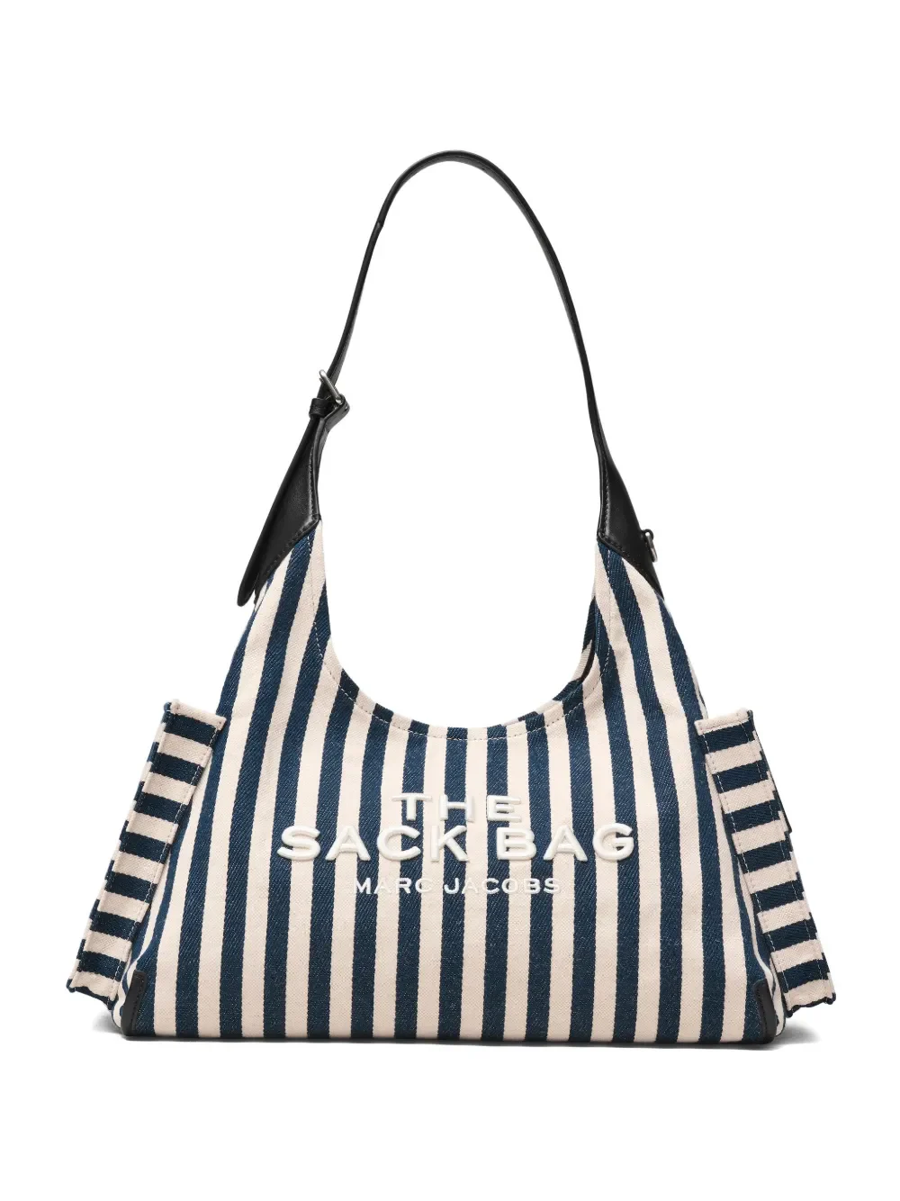 MARC JACOBS - Women Stripe Canvas Belted Sack Bag