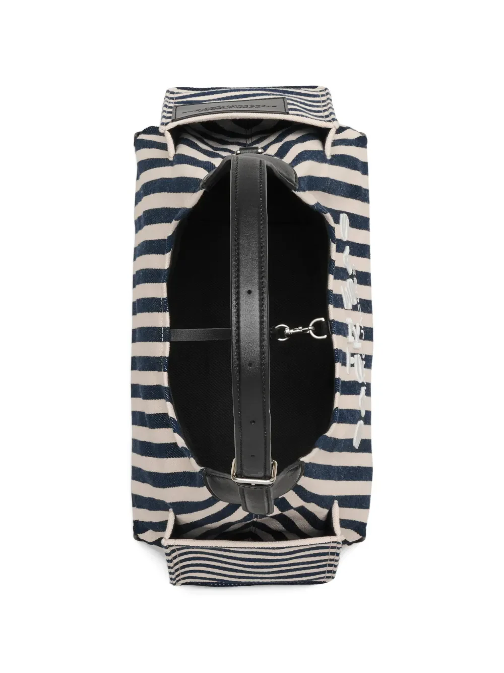 MARC JACOBS - Women Stripe Canvas Belted Sack Bag - Image 6