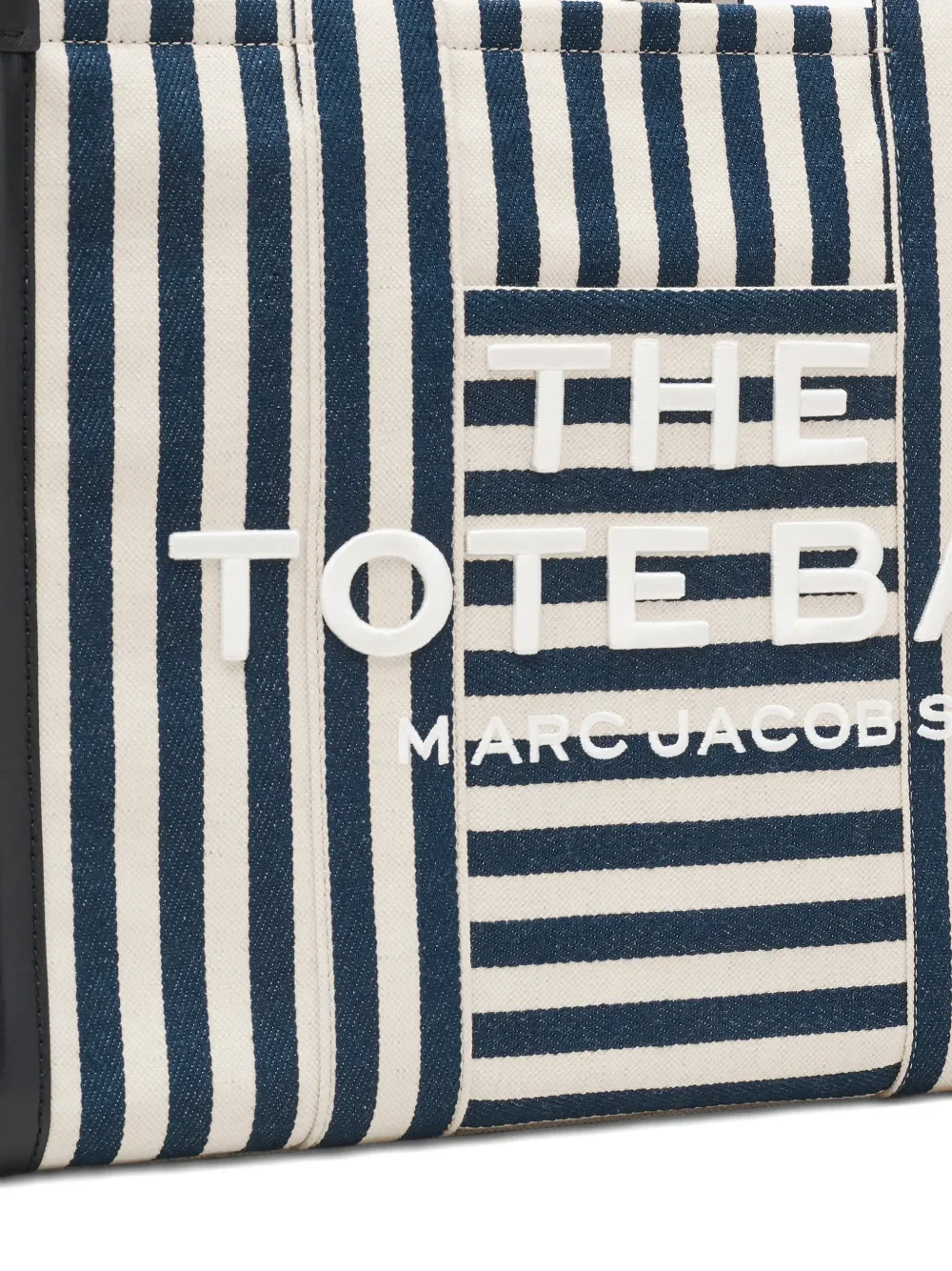 MARC JACOBS - Women Stripe Canvas Large Tote Bag - Image 7