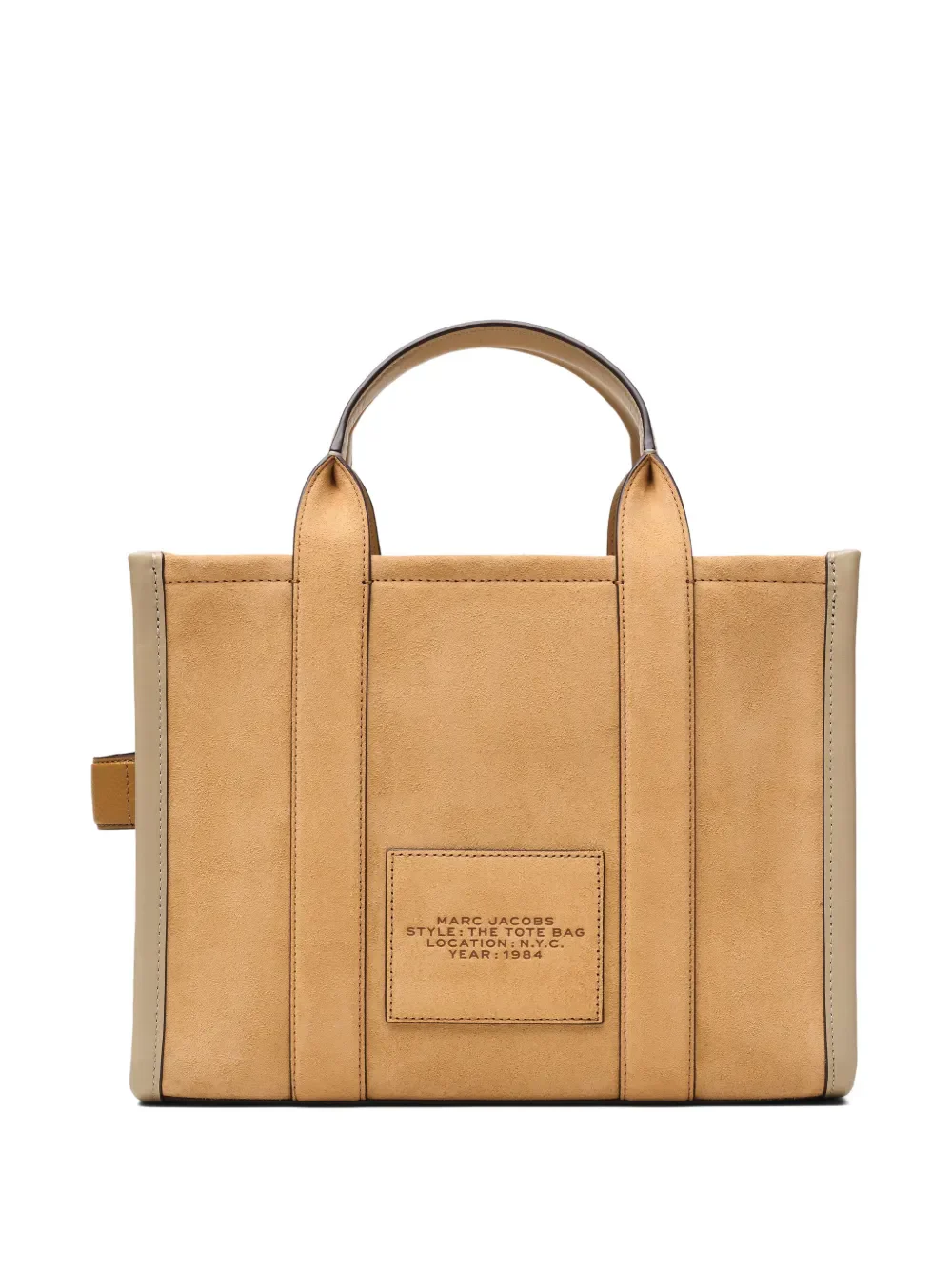 MARC JACOBS - Women Suede Leather Blocked Medium Tote Bag - Image 5