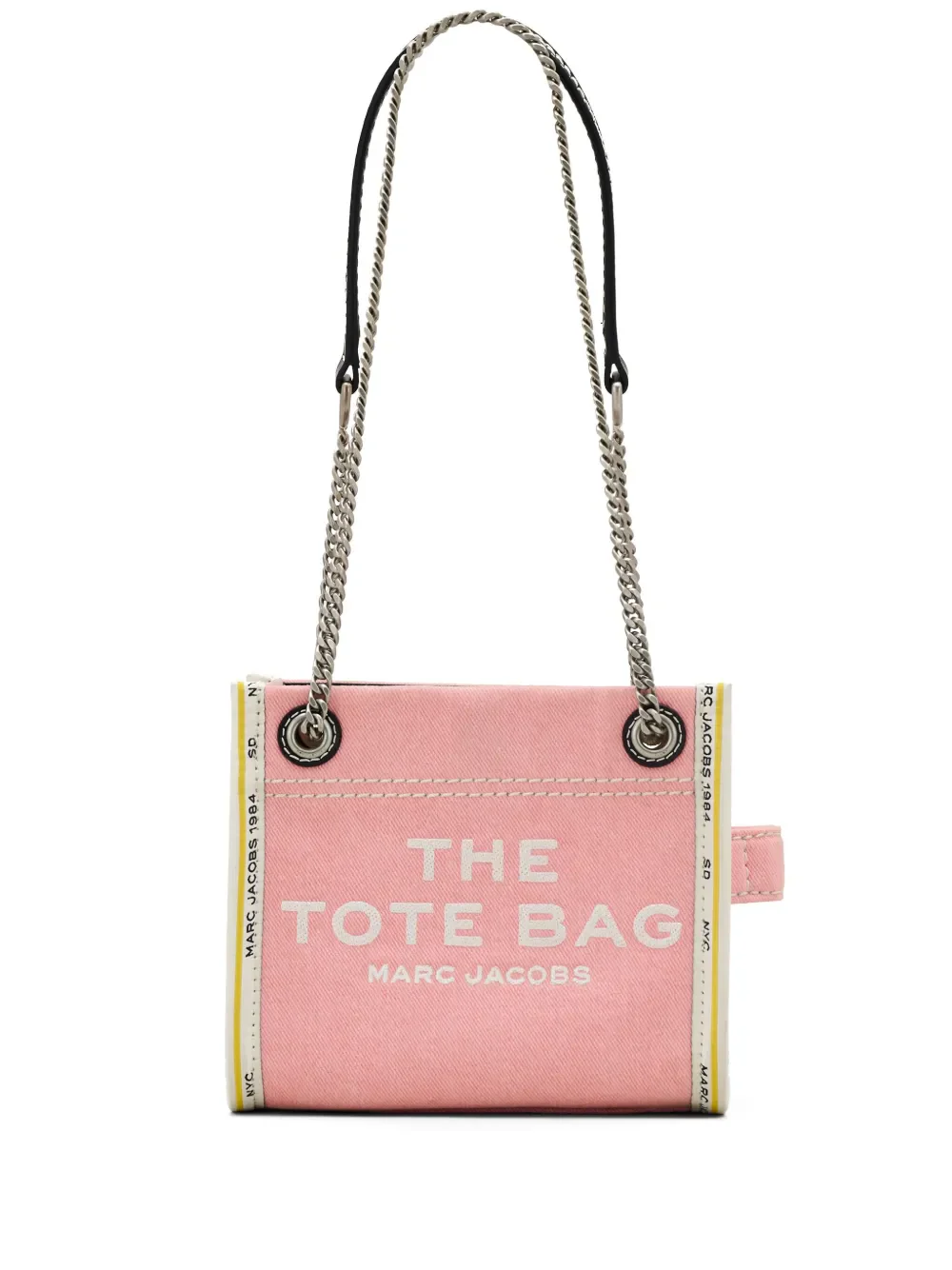 MARC JACOBS - Women The Crossbody Denim Chain Tote Bag