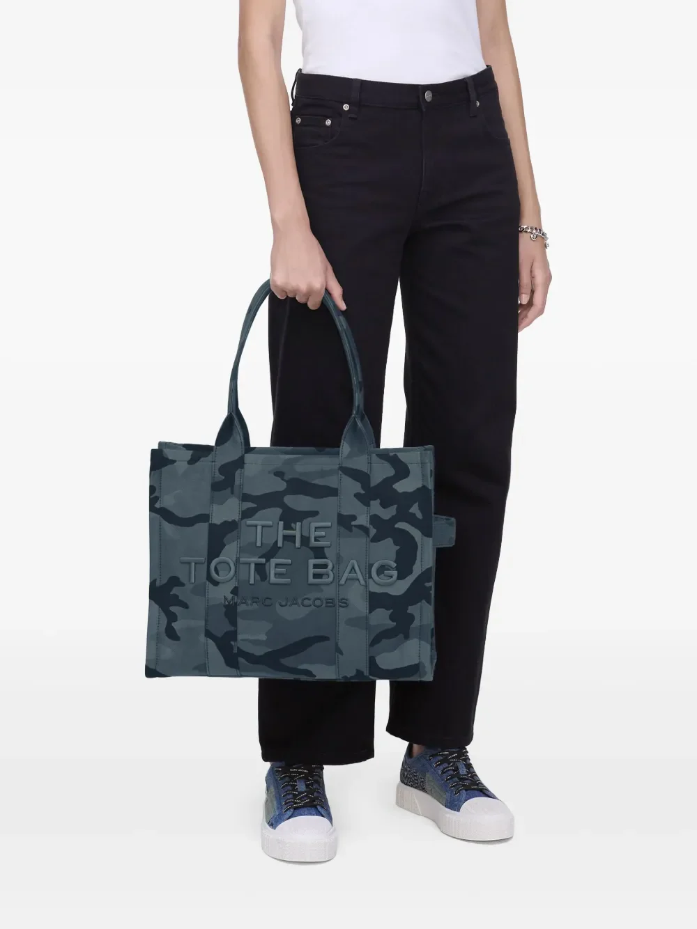 MARC JACOBS - Women The Large Camo Jacquard Tote Bag - Image 3