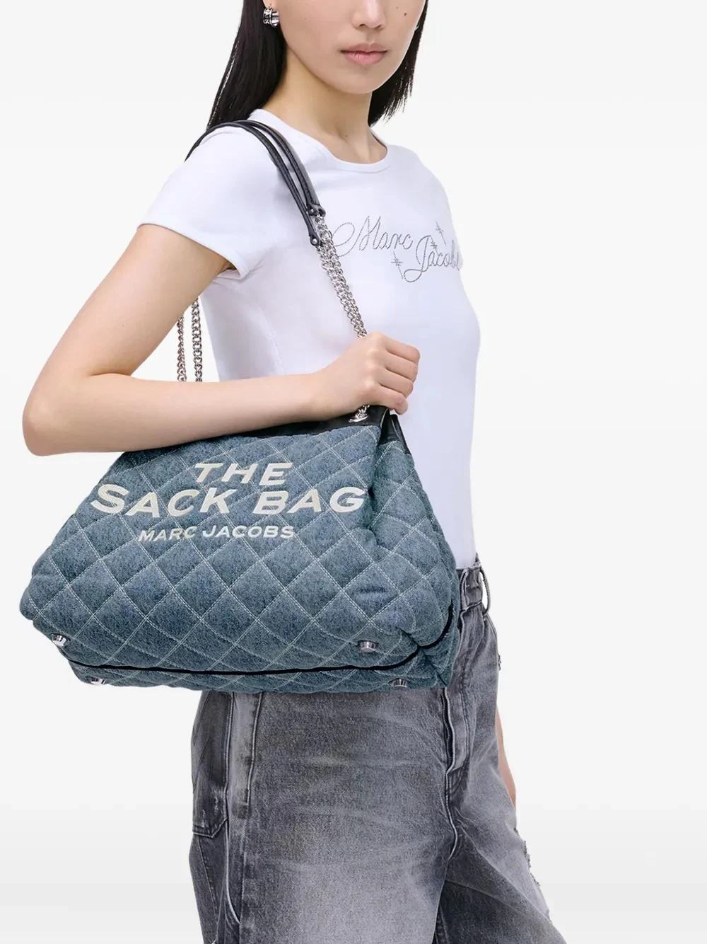 MARC JACOBS - Women The Large Chain Sack Bag - Image 3