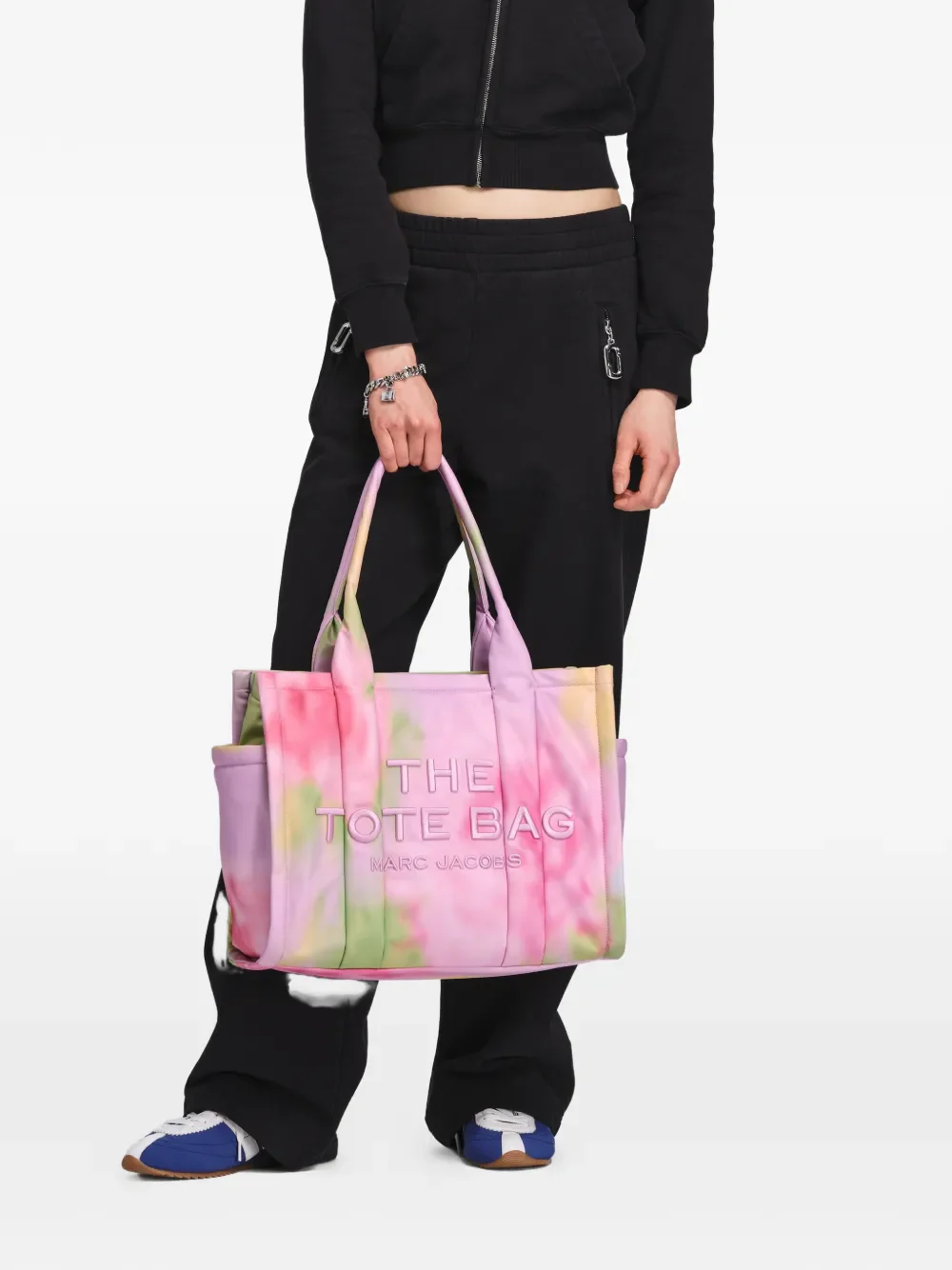 MARC JACOBS - Women The Large Tote Blurred Floral Puffy Nylon Tote Bag - Image 2