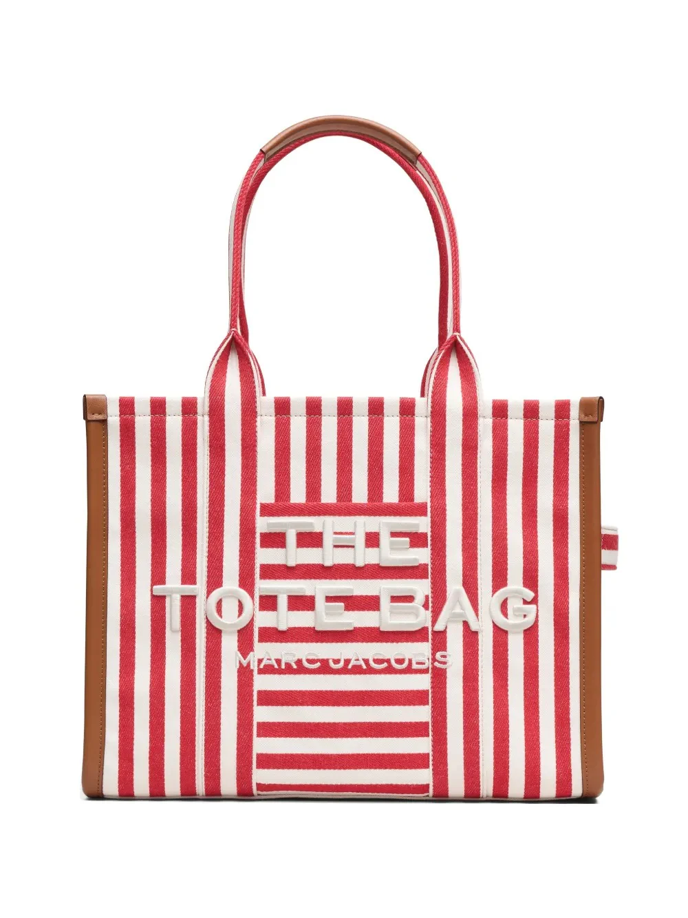 MARC JACOBS - Women The Large Tote Stripe Canvas Tote Bag