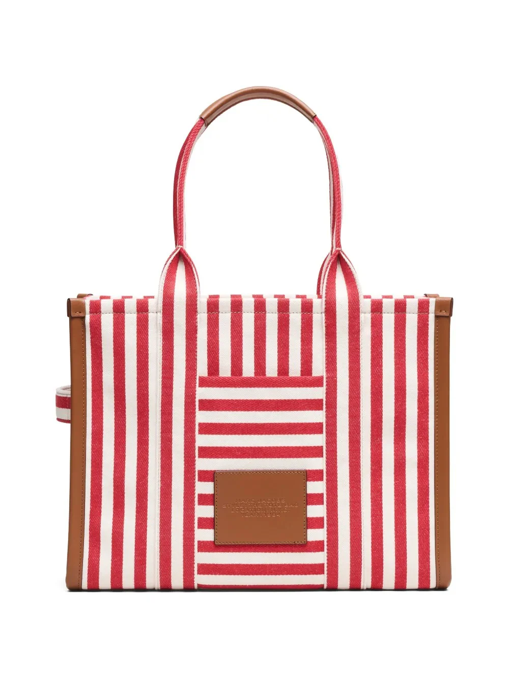 MARC JACOBS - Women The Large Tote Stripe Canvas Tote Bag - Image 3
