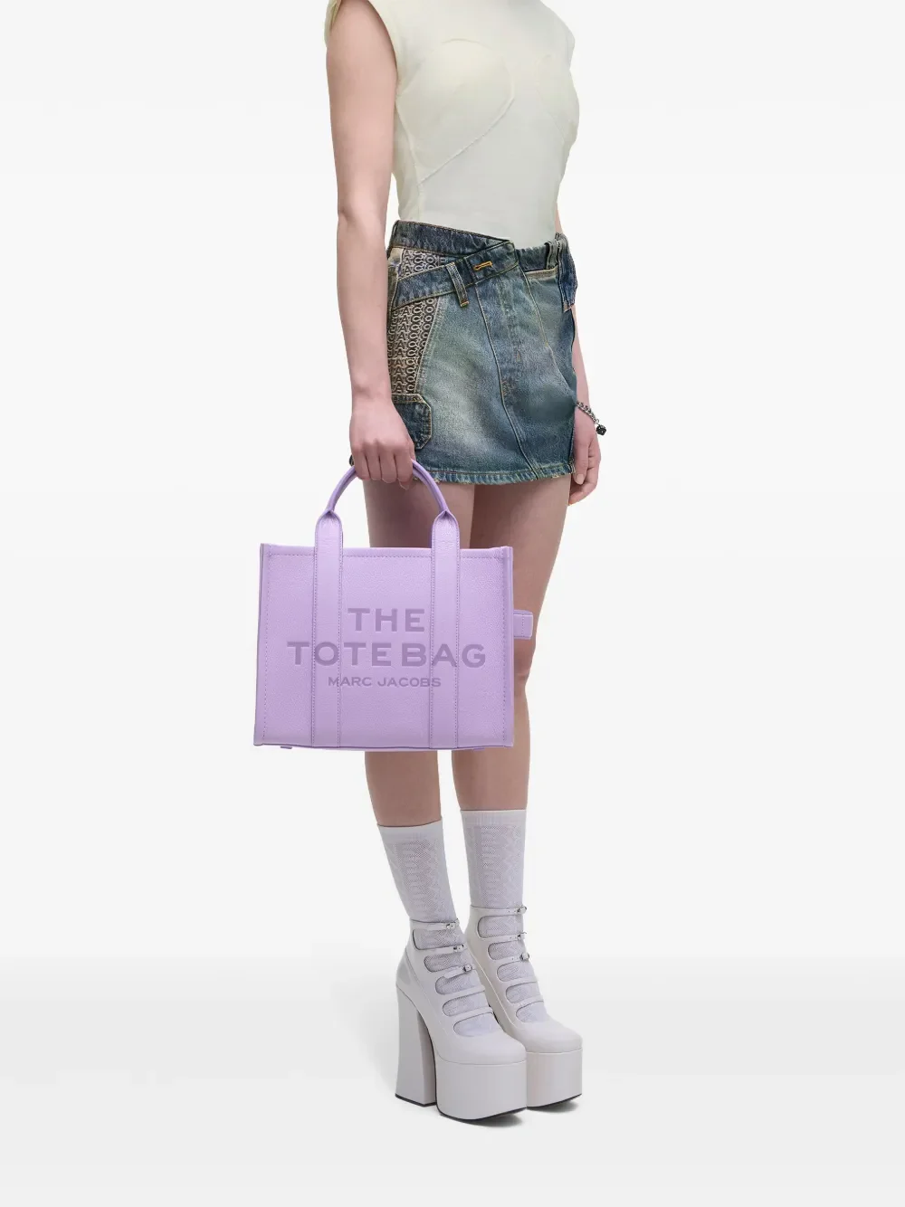 MARC JACOBS - Women The Medium Leather Tote Bag - Image 3