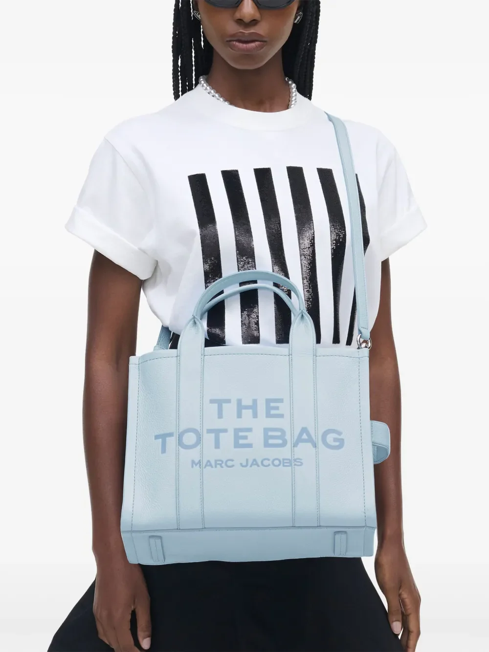 MARC JACOBS - Women The Medium Leather Tote Bag - Image 2