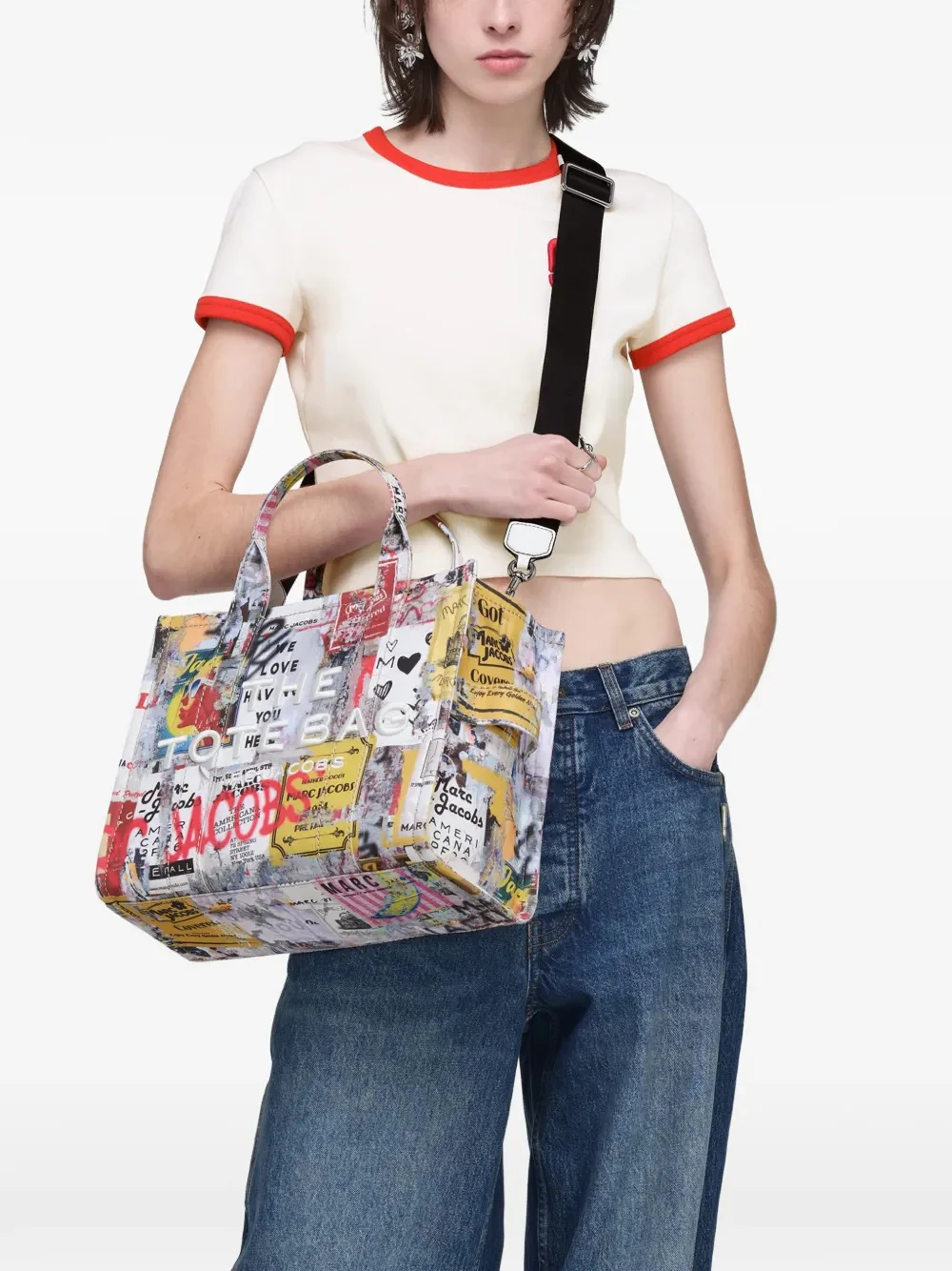 MARC JACOBS - Women The Medium Tote Pop Americana Canvas Tote Bag - Image 5