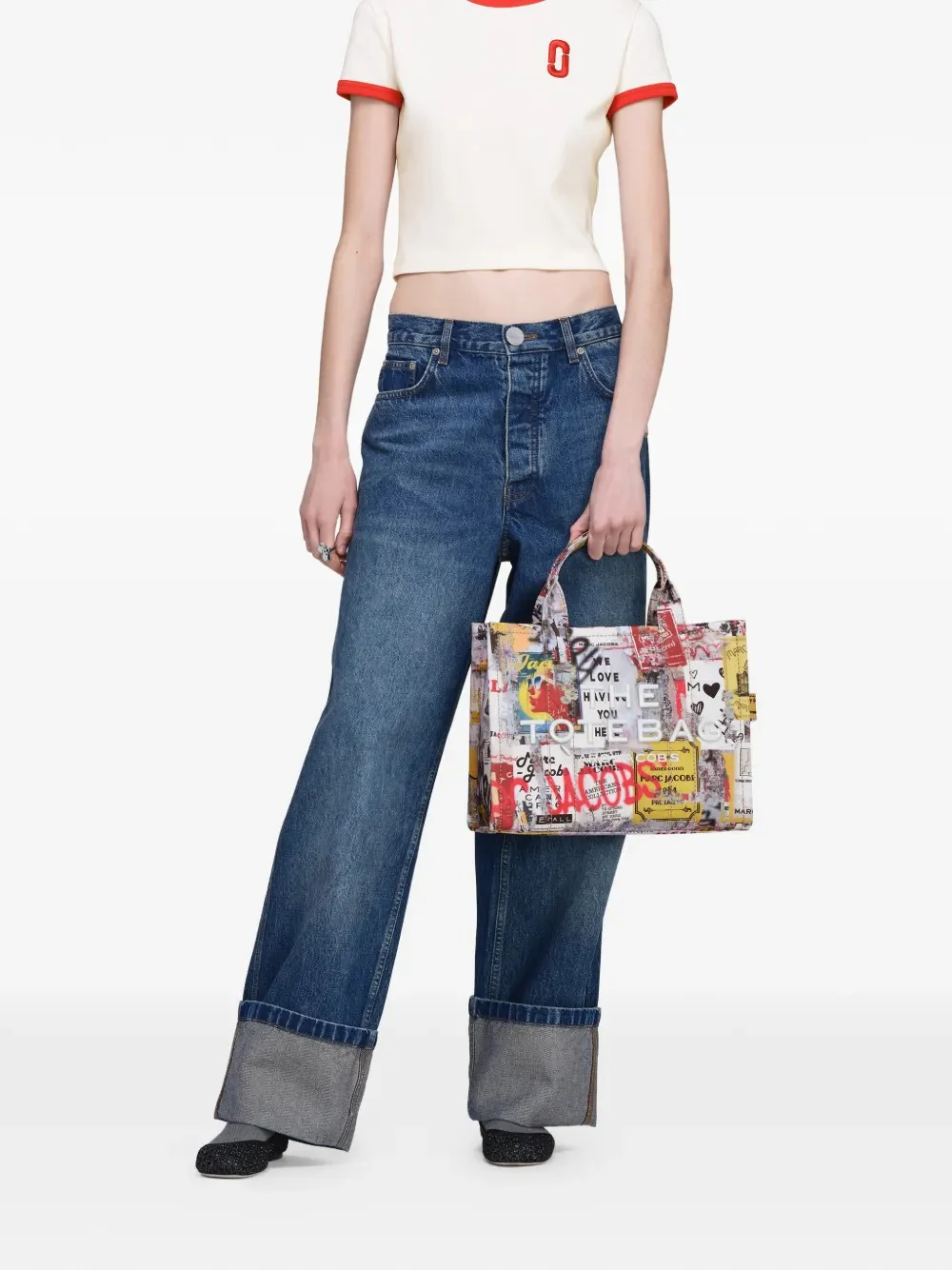 MARC JACOBS - Women The Medium Tote Pop Americana Canvas Tote Bag - Image 6