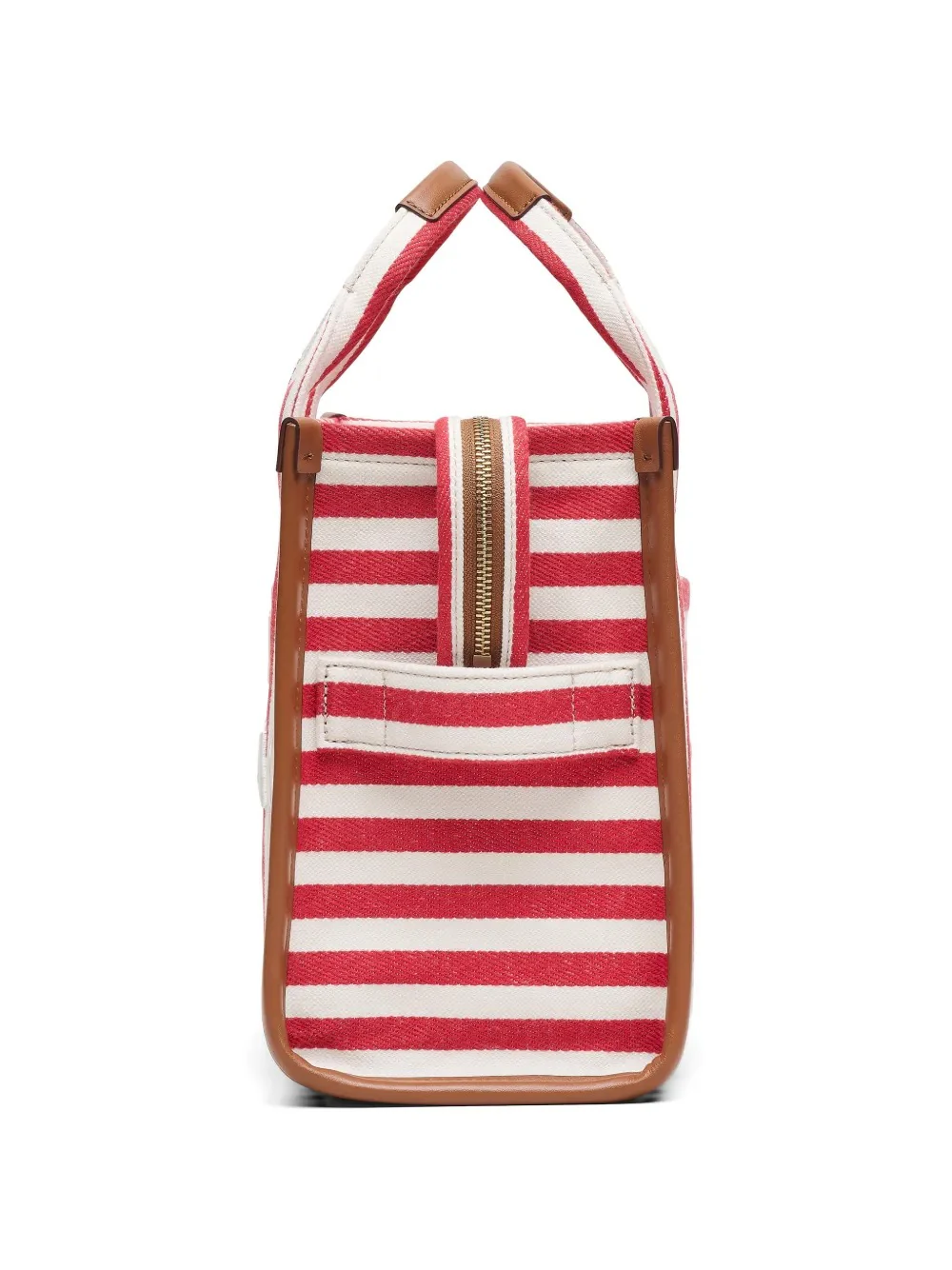 MARC JACOBS - Women The Medium Tote Stripe Canvas Tote Bag - Image 4