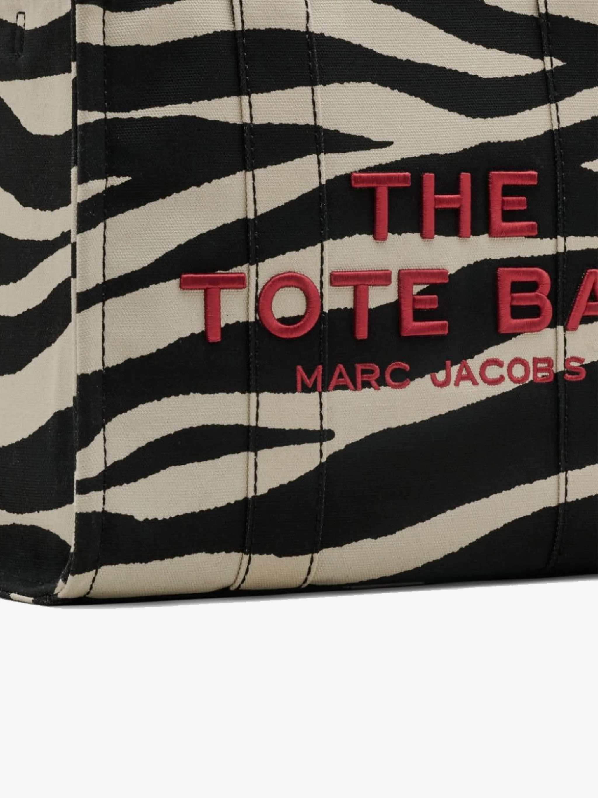 MARC JACOBS - Women The Zebra Canvas Medium Tote Bag - Image 6