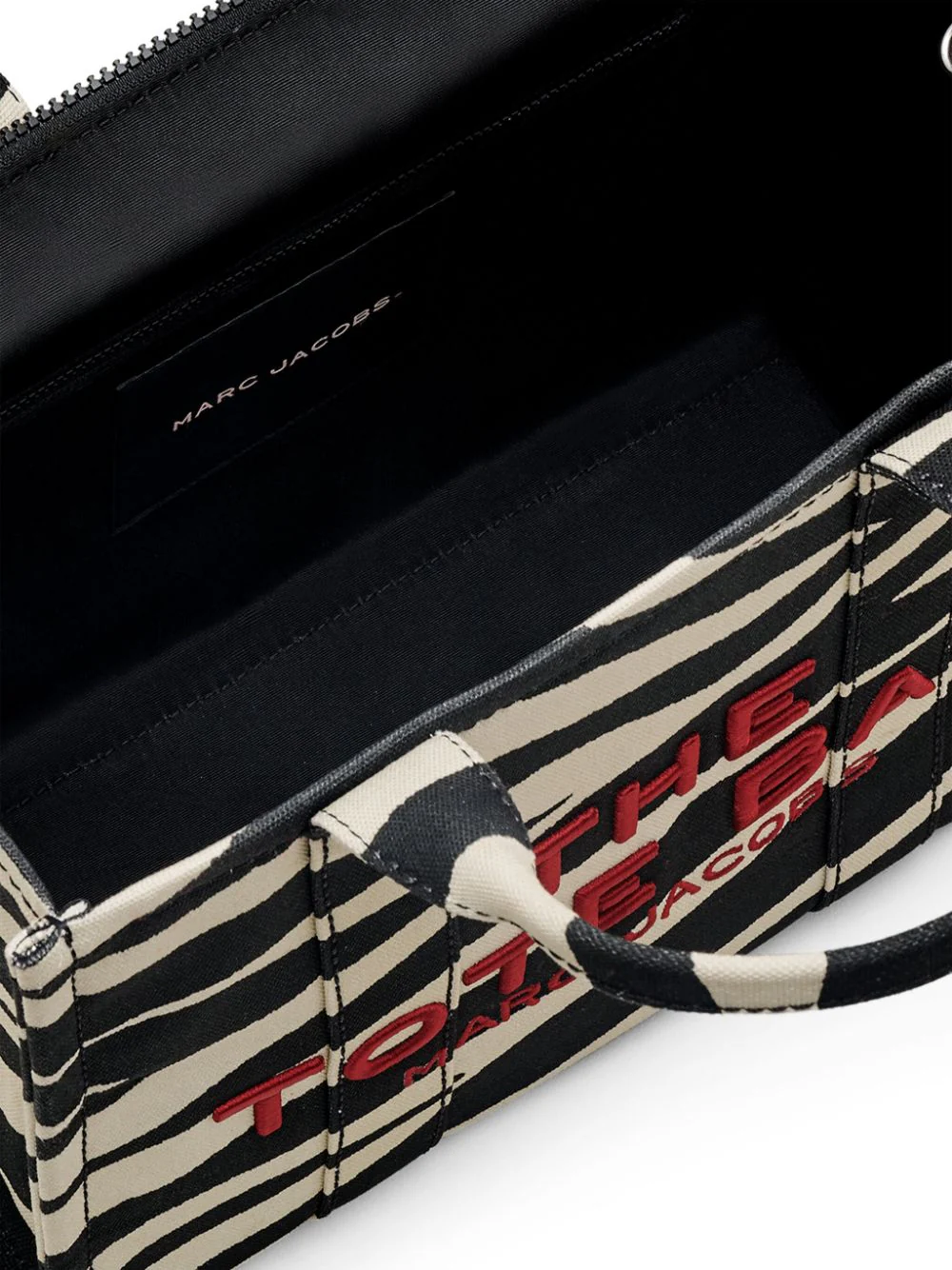 MARC JACOBS - Women The Zebra Canvas Medium Tote Bag - Image 7