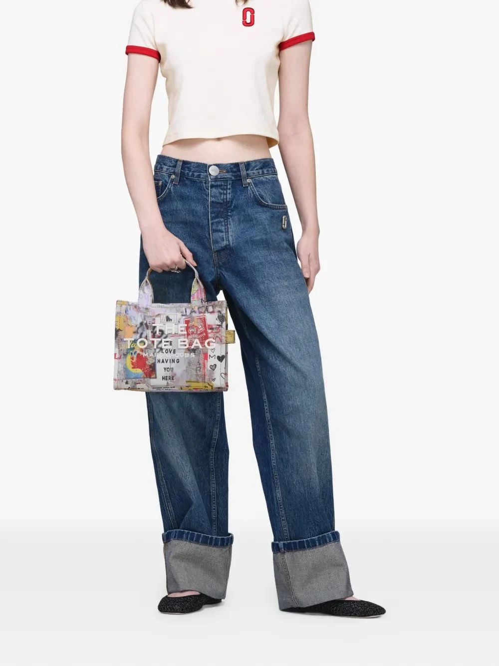 MARC JACOBS - Women The Small Tote Pop Americana Canvas Tote Bag - Image 7
