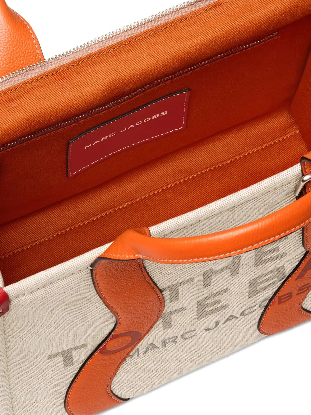 MARC JACOBS - Women Wavy Canvas Medium Tote Bag - Image 7