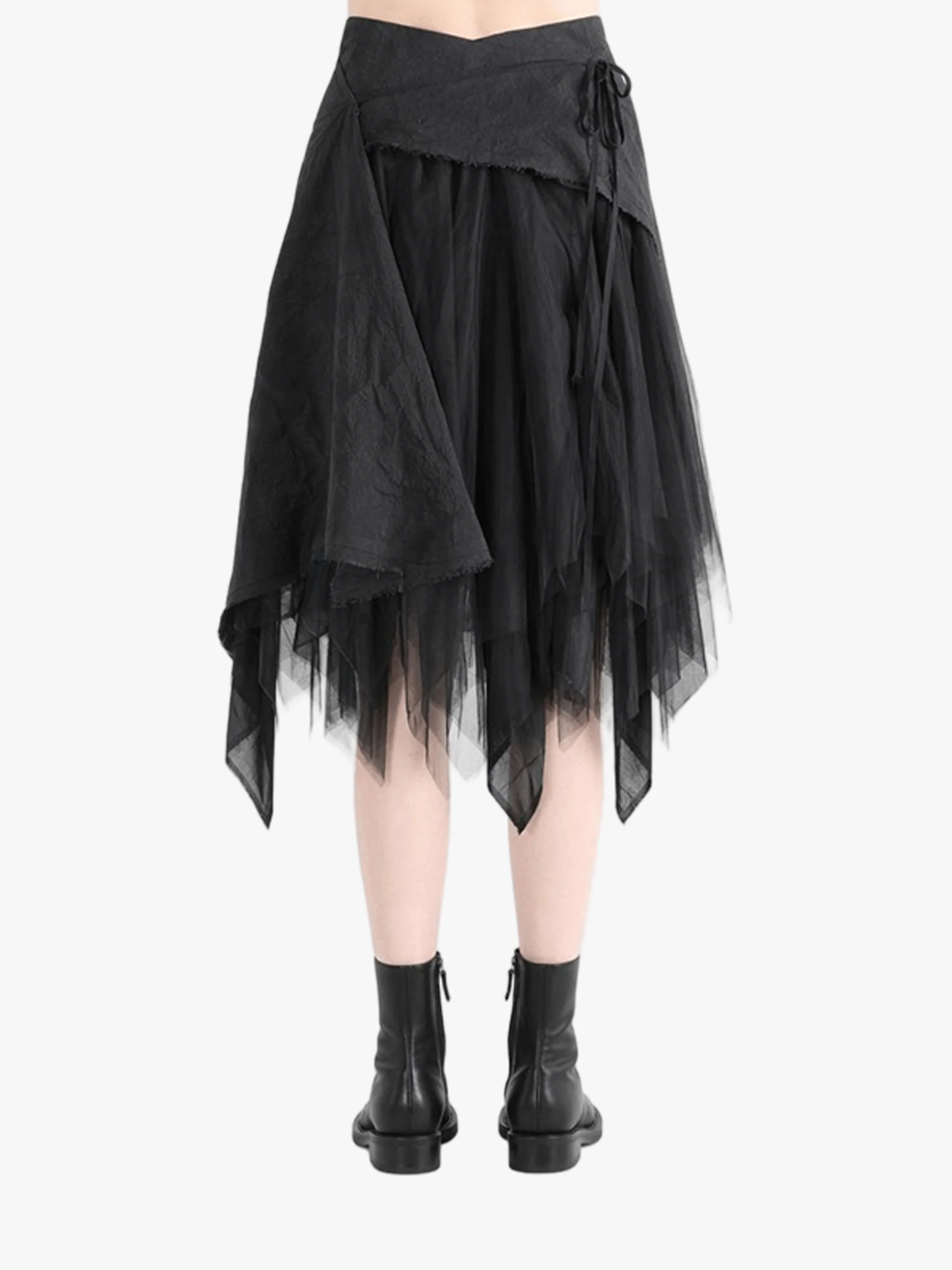 MARC LE BIHAN - Women Jupe Decalee Lin 3 Couches Drapee Tulle Skirt - Image 3
