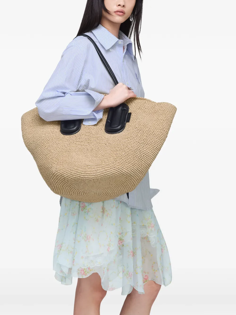 MARC JACOBS - Women The Tote Straw Covered Pop J Marc - Image 2