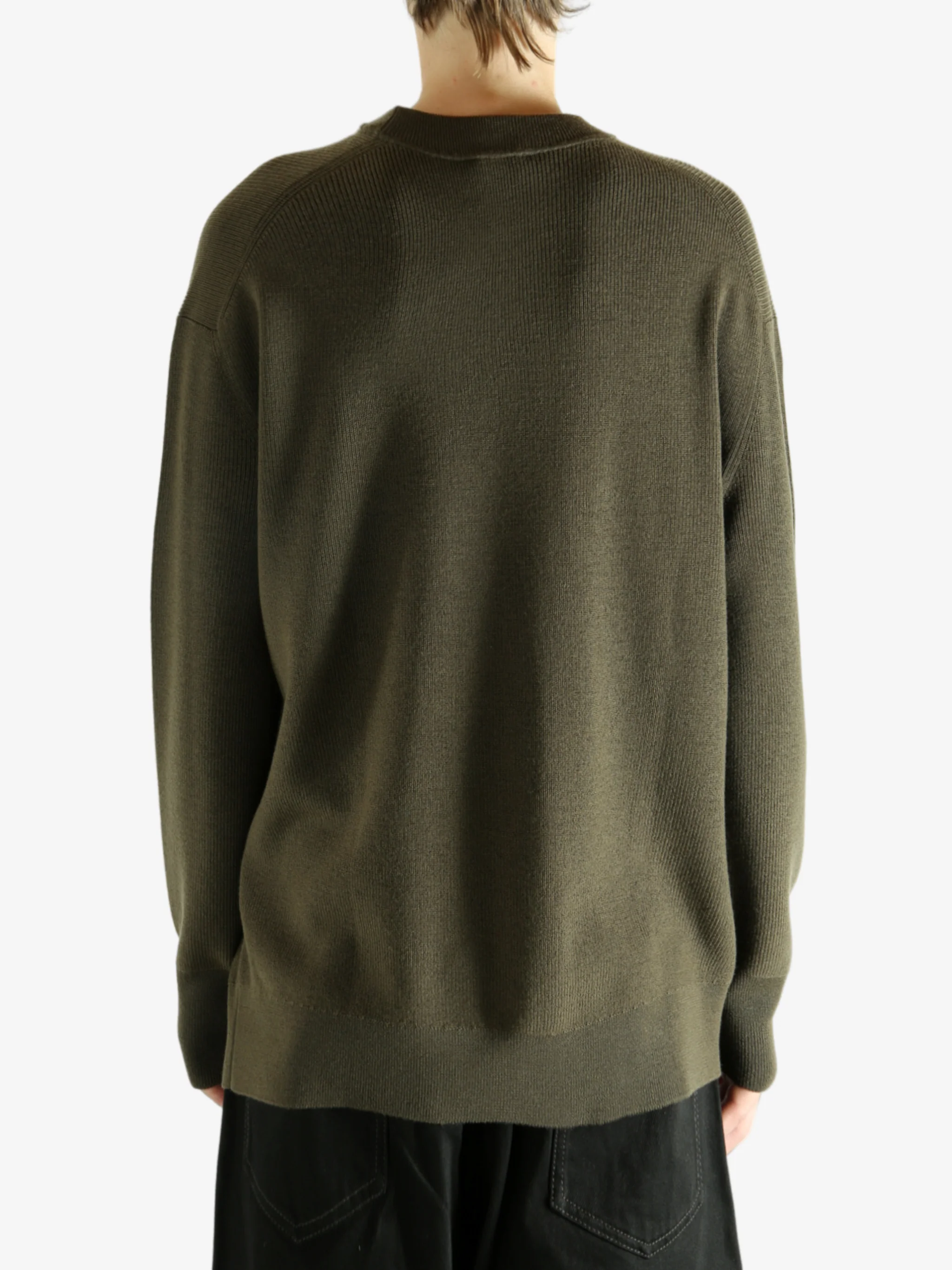 MARGARET HOWELL - Men Fine Rib Crew Knitwear - Image 3