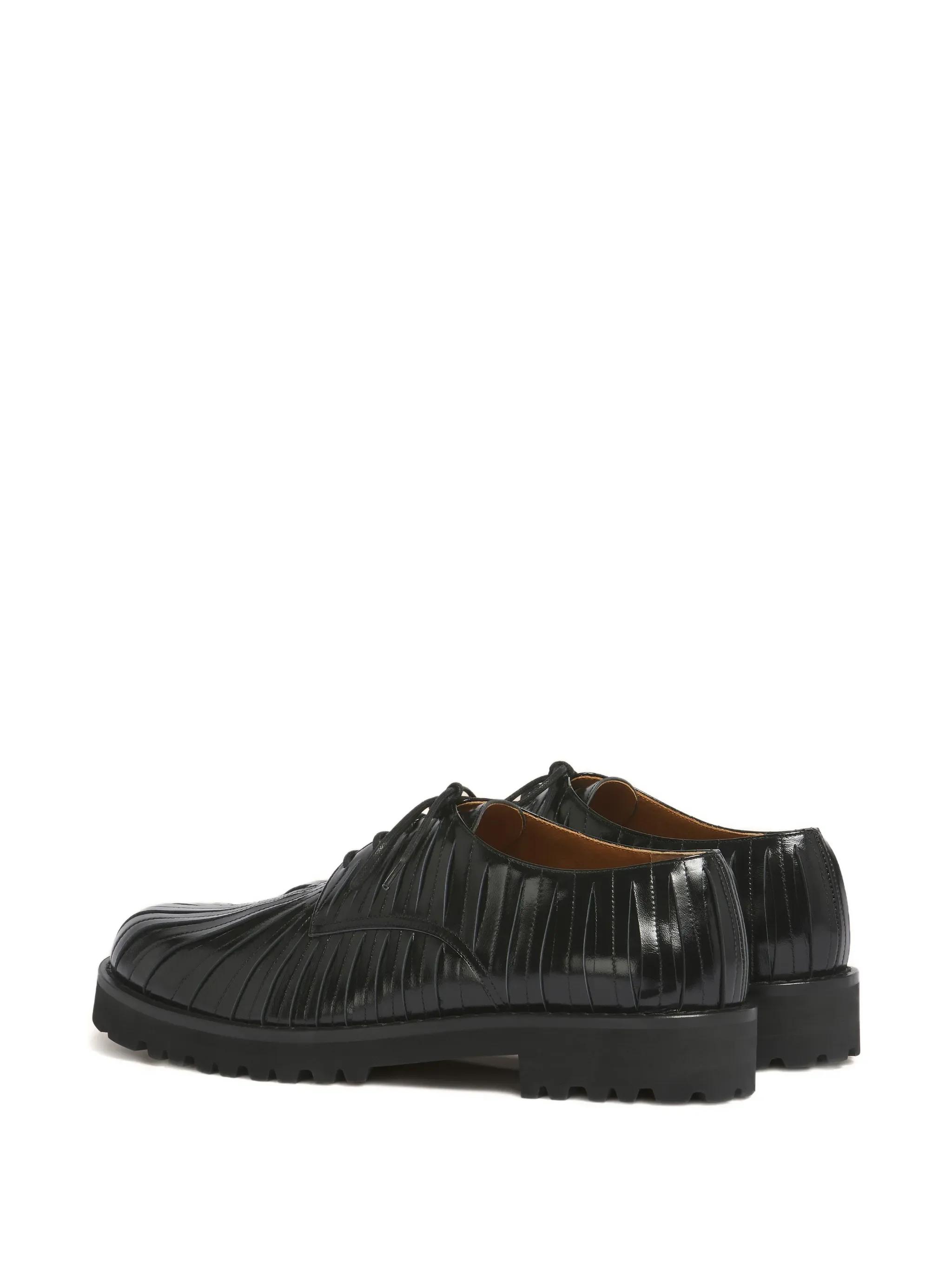 MARNI - Men Lace Up Leather Shoes - Image 3