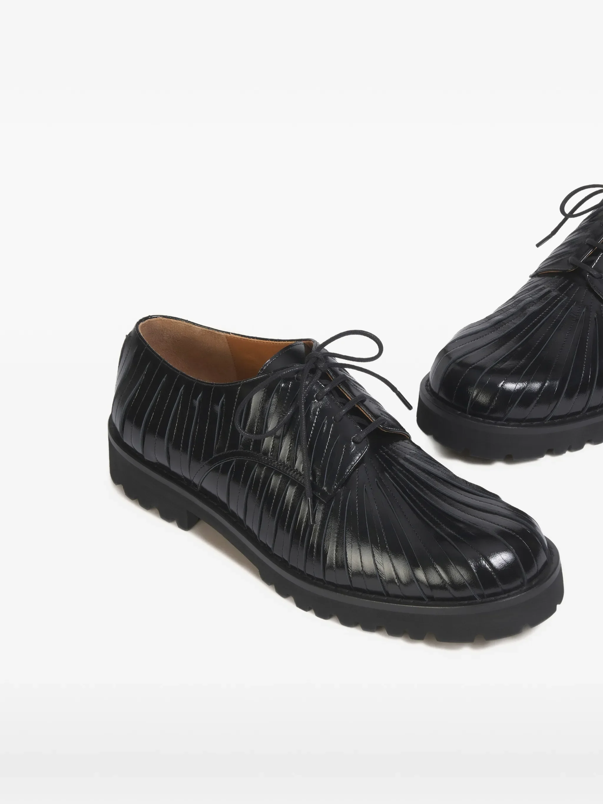 MARNI - Men Lace Up Leather Shoes - Image 4